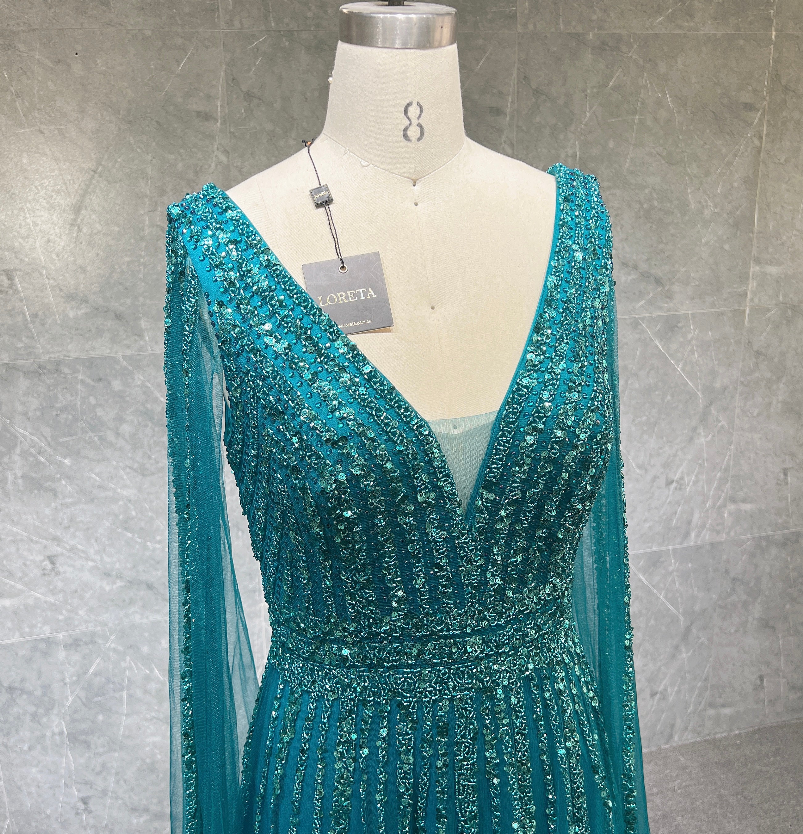  Chances Are Gown (Emerald Green/Turquoise)、mySite、merchandisen
