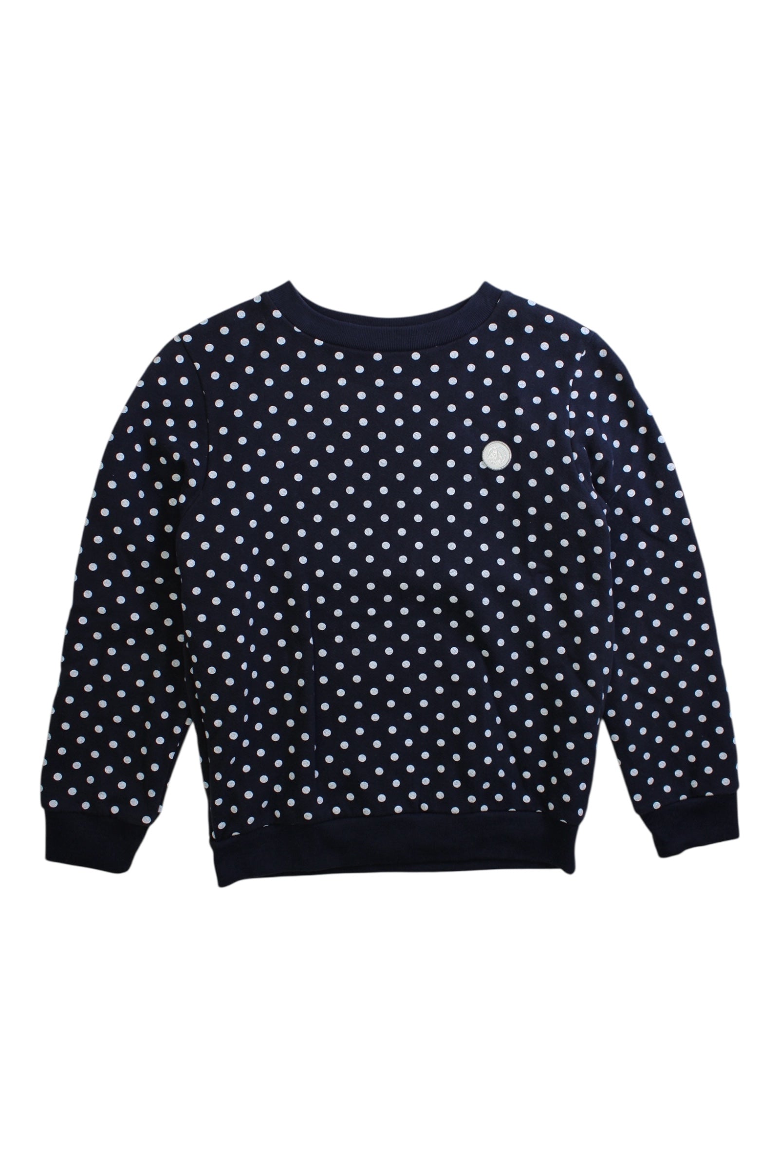 Petit Bateau Crewneck Polka Dot Sweatshirt 8Y、mySite、g9winljtr