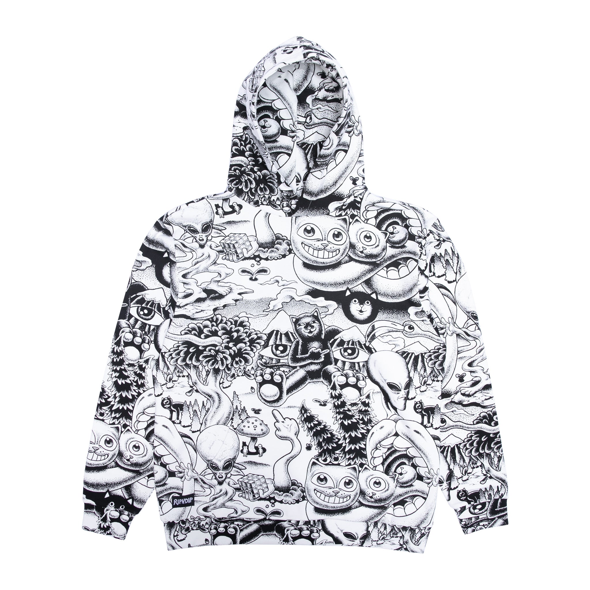 Dark Twisted Fantasy Hoodie (Black/White)、mySite、merchandisen