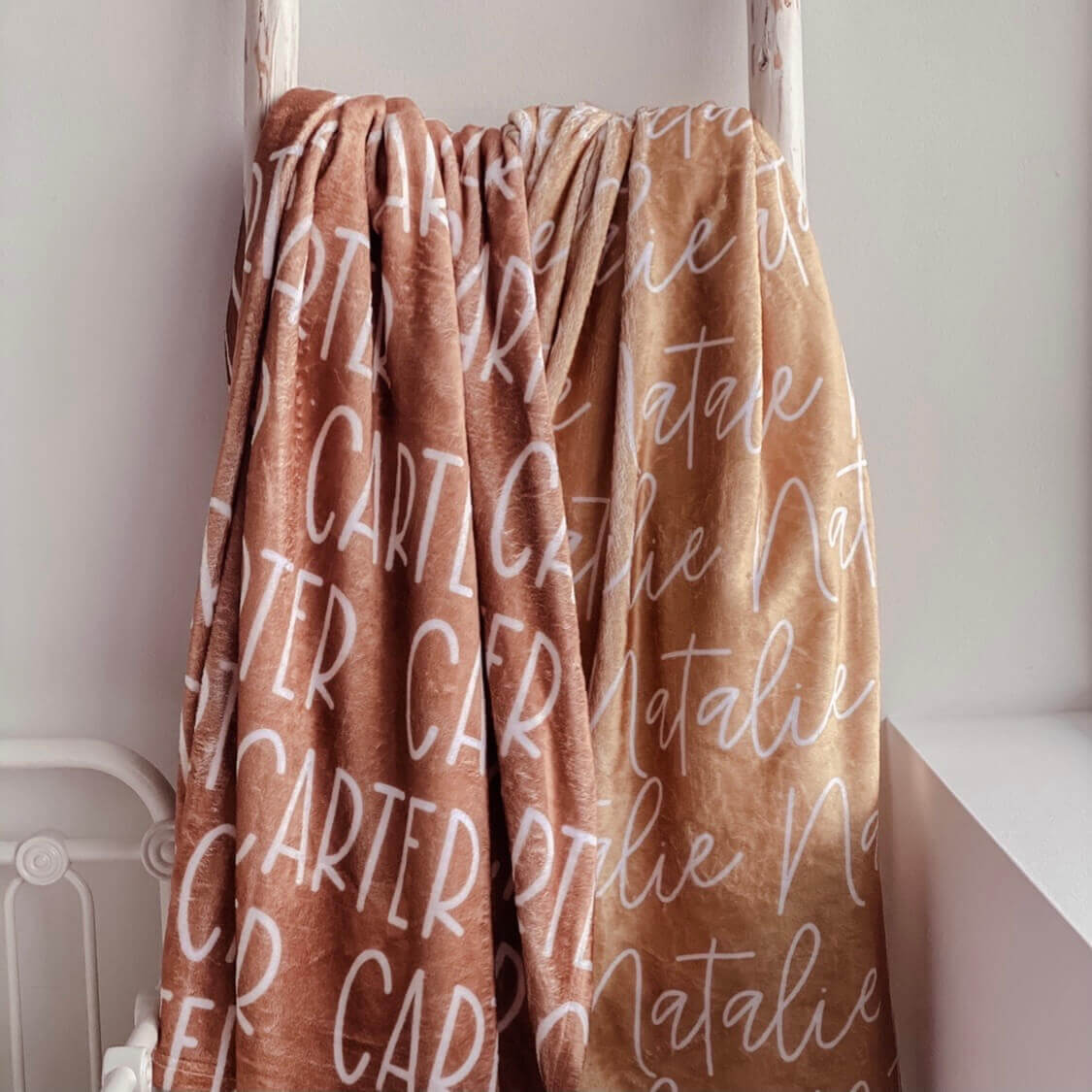  Custom Solid Color & Font Personalized Toddler Blanket、mySite、layawaytickets