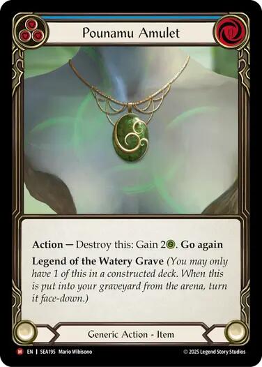 Pounamu Amulet SEA195 (High Seas)、mySite、waistdrama