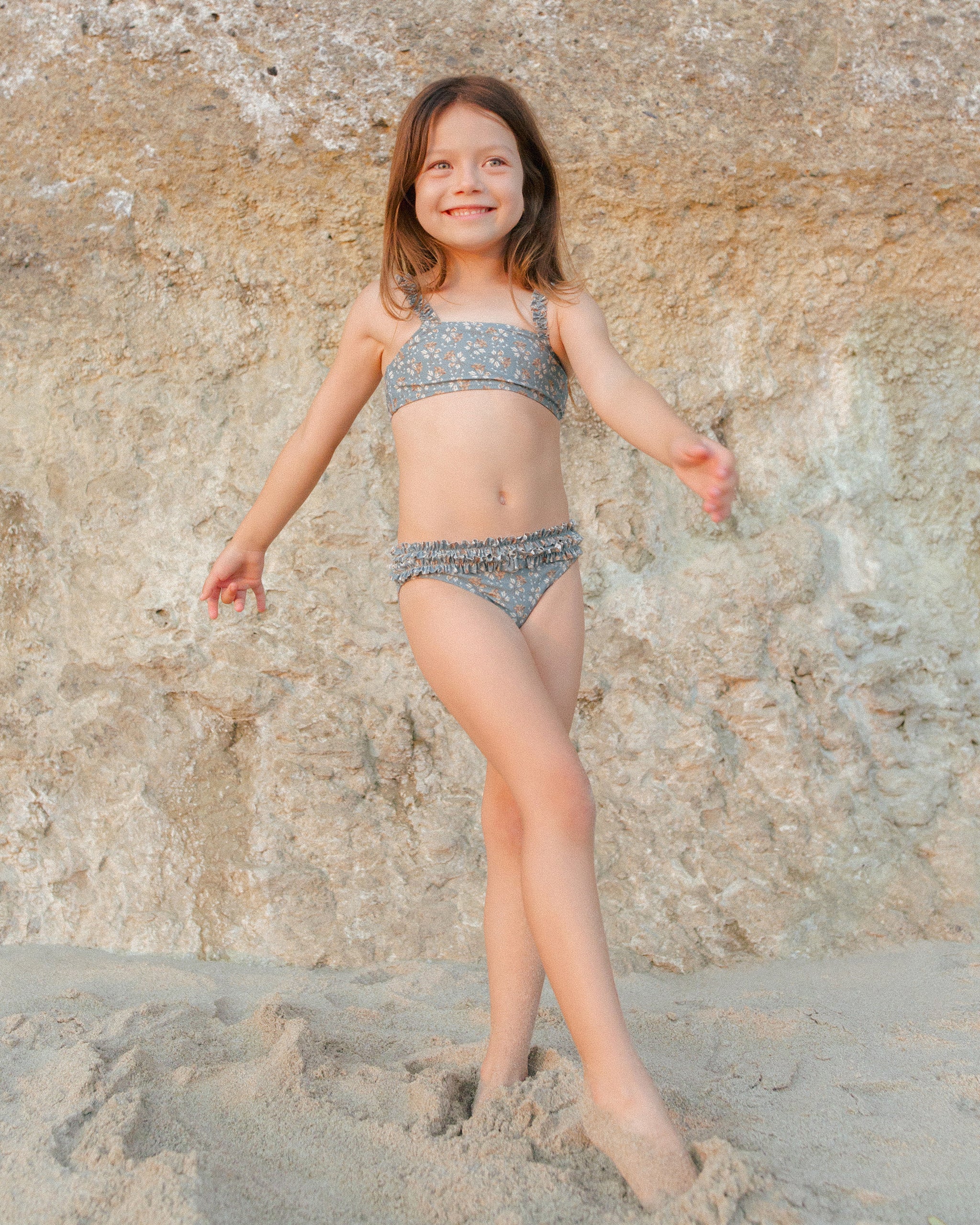  Rouched Bikini || Blue Floral、mySite、layawaytickets