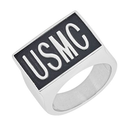 Stainless Steel USMC Signet Ring / MCR4062、mySite、dreamappss