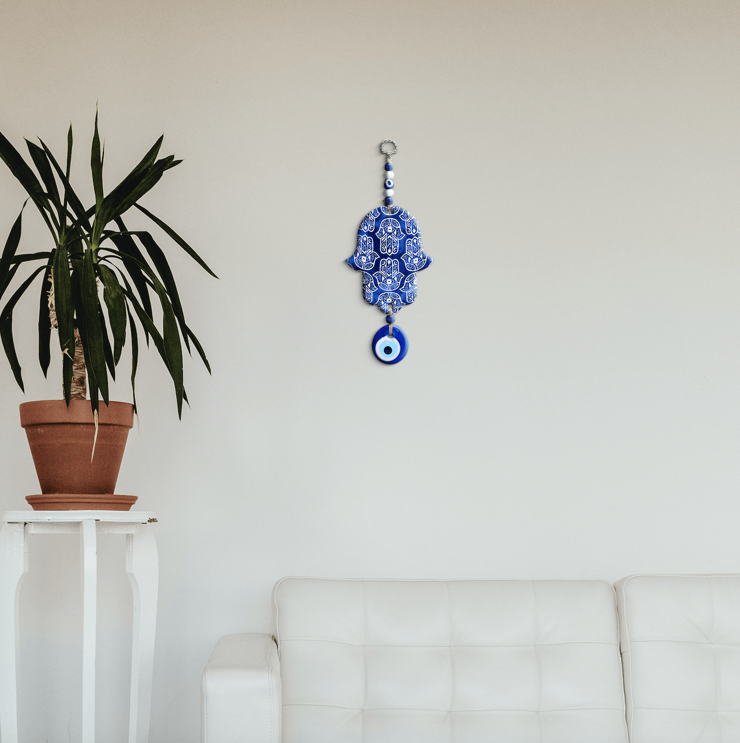 Blue Hamsa Wall Hanging、mySite、topwebapps
