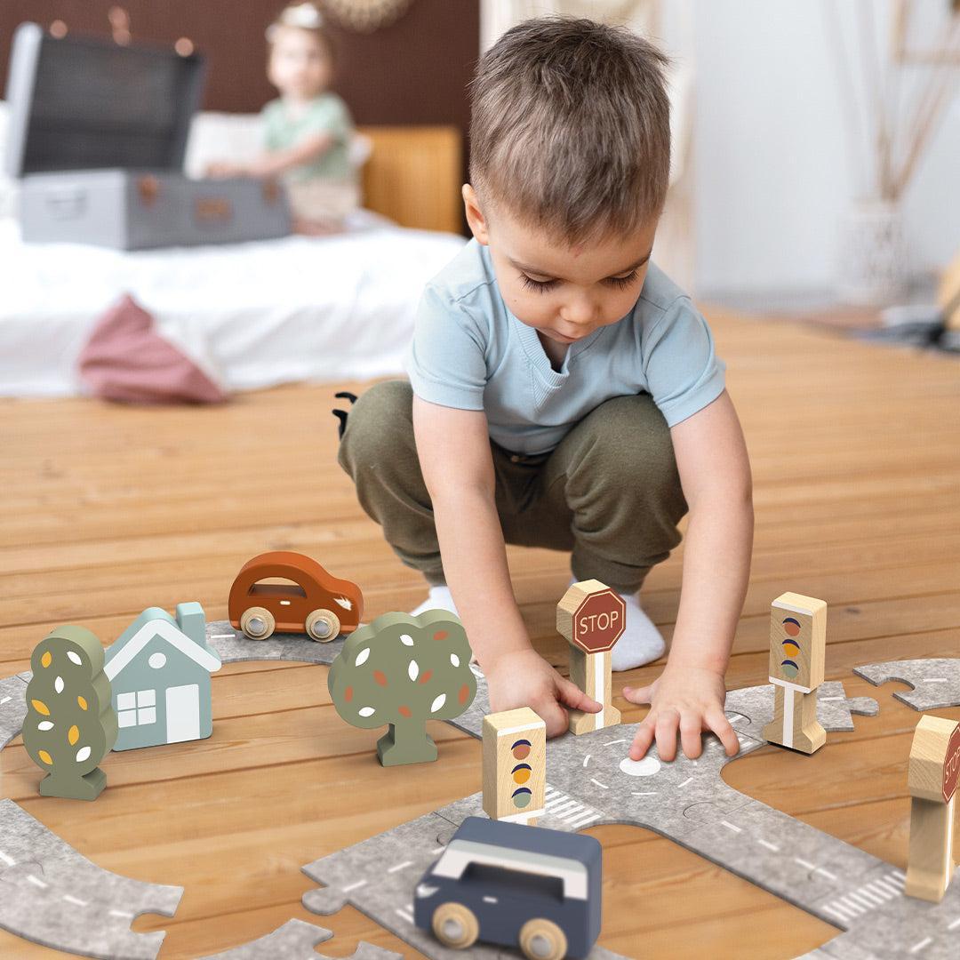  Speedy Monkey Car Track Puzzle Set、mySite、merchandisen