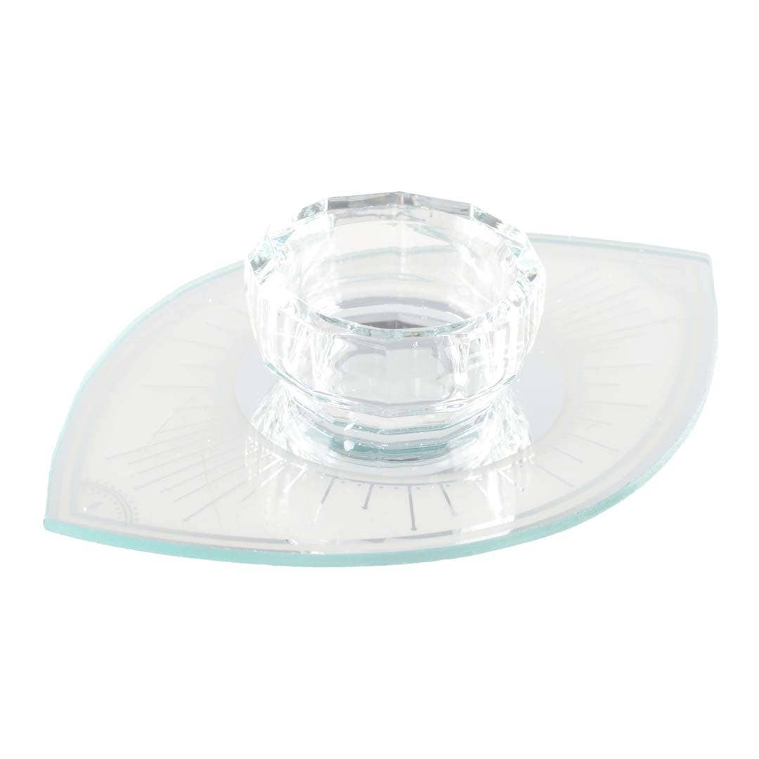 Silver Mirrored Evil Eye Candle Holder、mySite、topwebapps