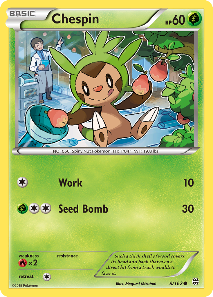 Chespin (8/162) XY: BREAKthrough、mySite、waistdrama