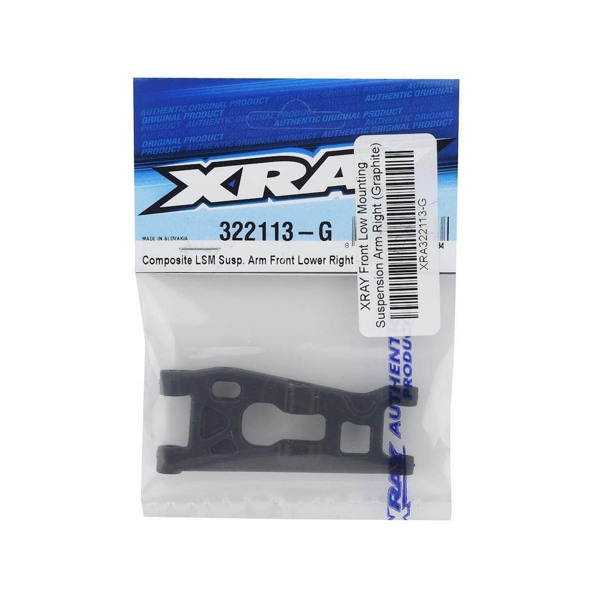  XRA322113-G, XRAY Front Right Low Mounting Suspension Arm (Graphite)、mySite、merchandisen