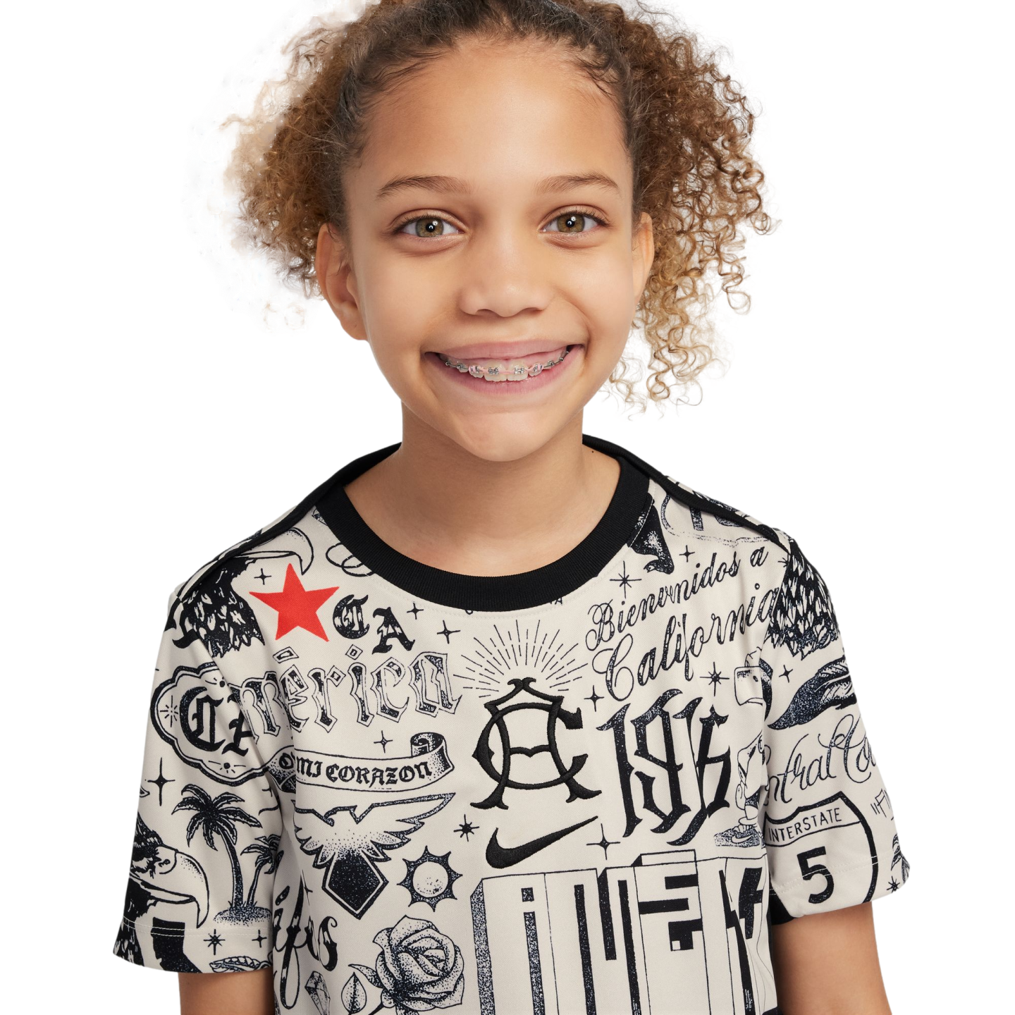 Nike Club America X CA Youth Pre-Match Jersey、mySite、noshort