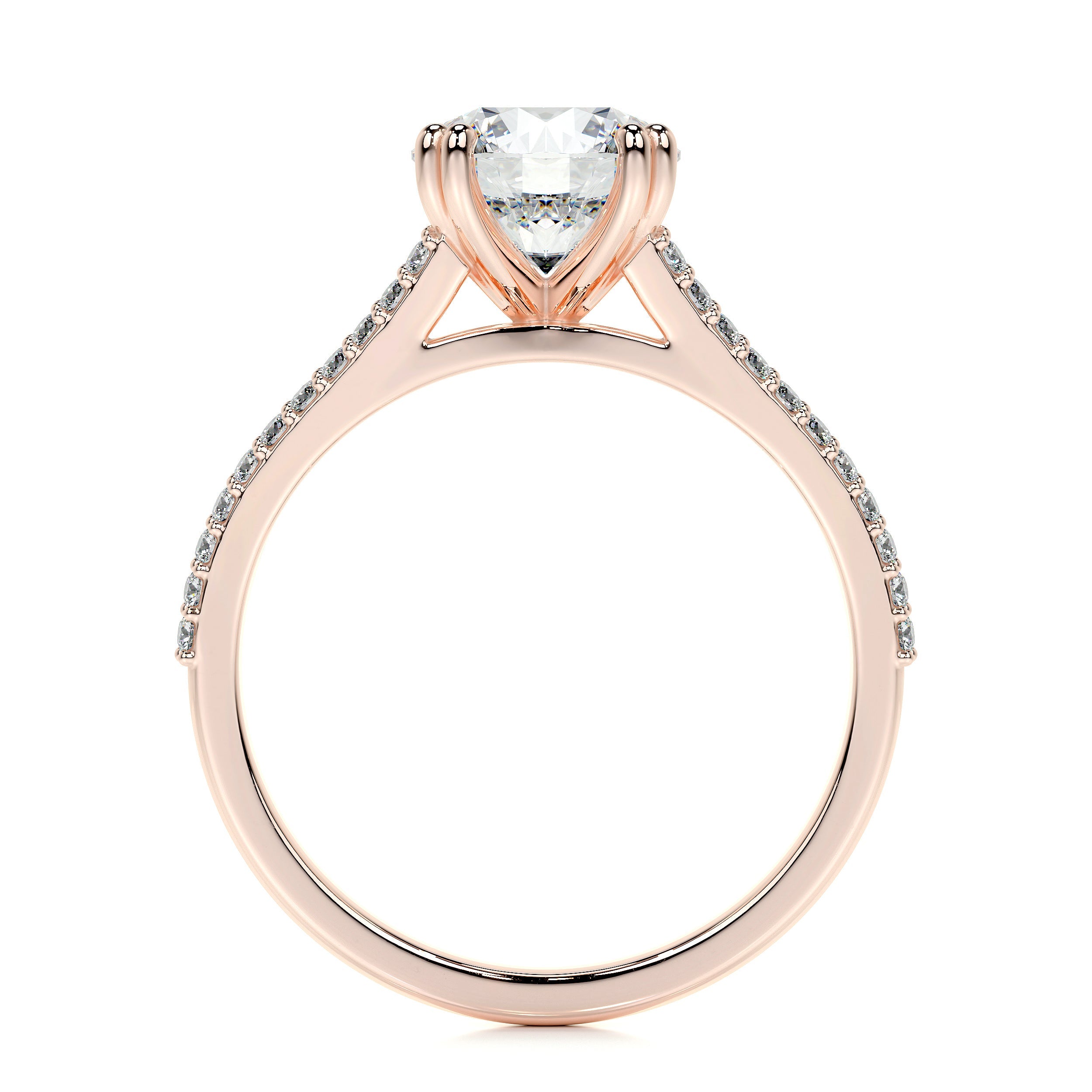 Evelyn Lab Grown Diamond Ring -14K Rose Gold、mySite、hinf8tx79