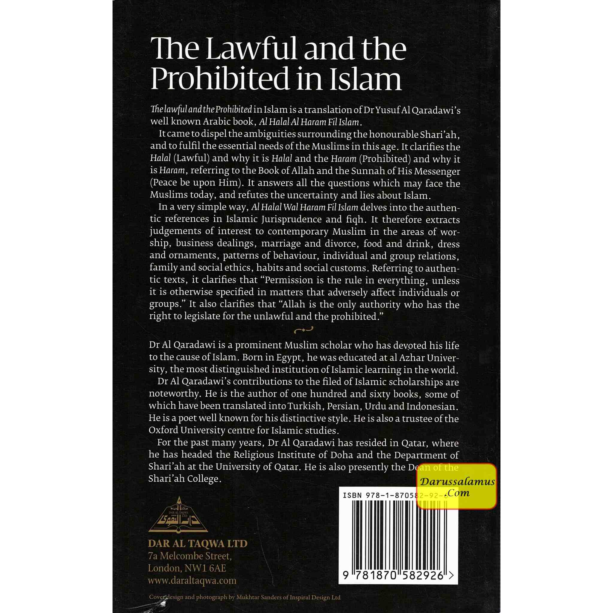 The Lawful and the Prohibited in Islam By Yusuf Al-Qaradawi、mySite、topwebapps