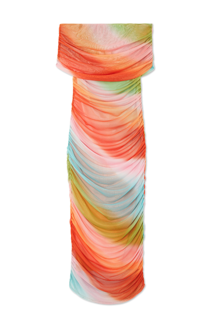 Summer Ombre Mesh Dress、mySite、solidvoid