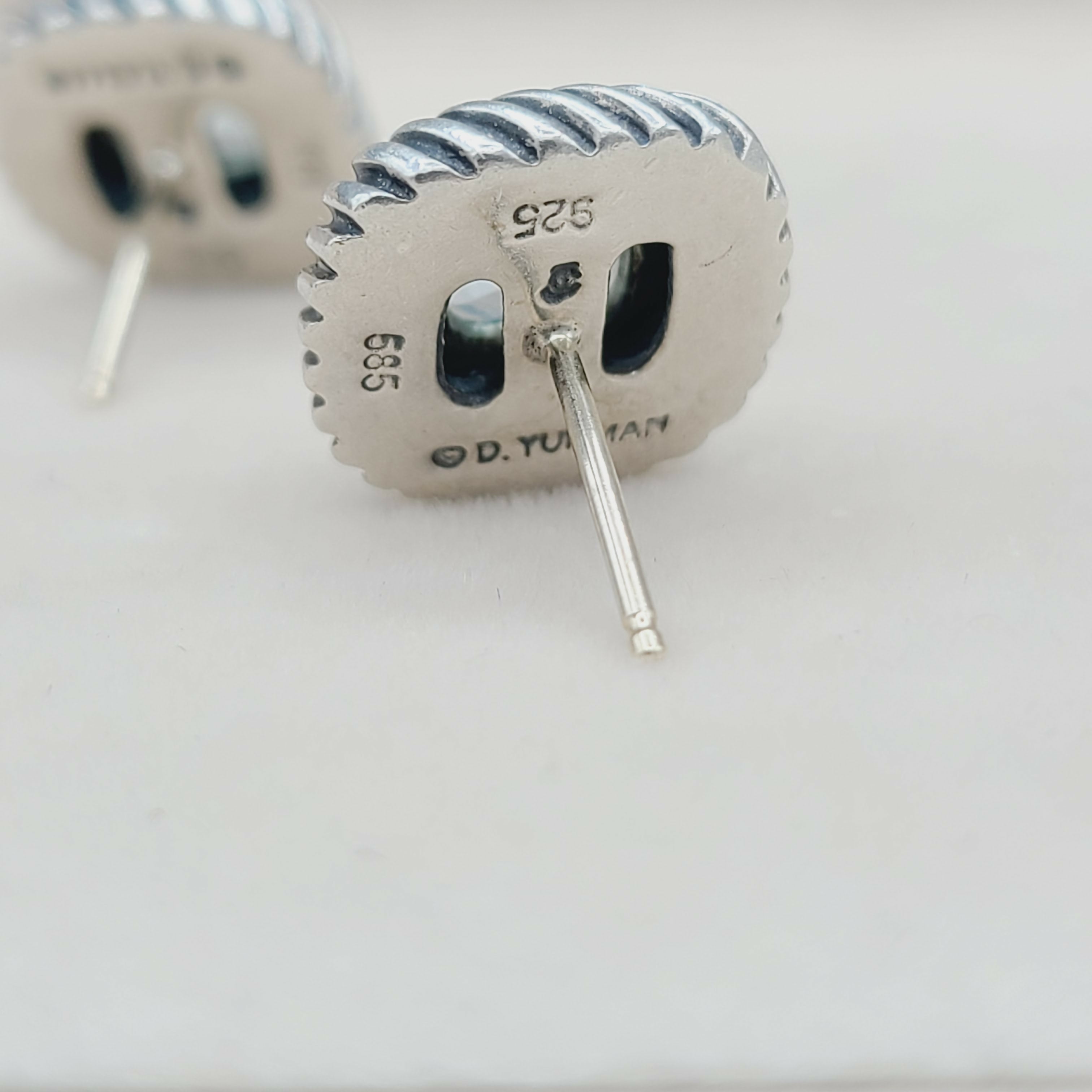 David聽Yurman聽Albion聽Blue聽Topaz聽Earrings聽、mySite、hinf8tx79