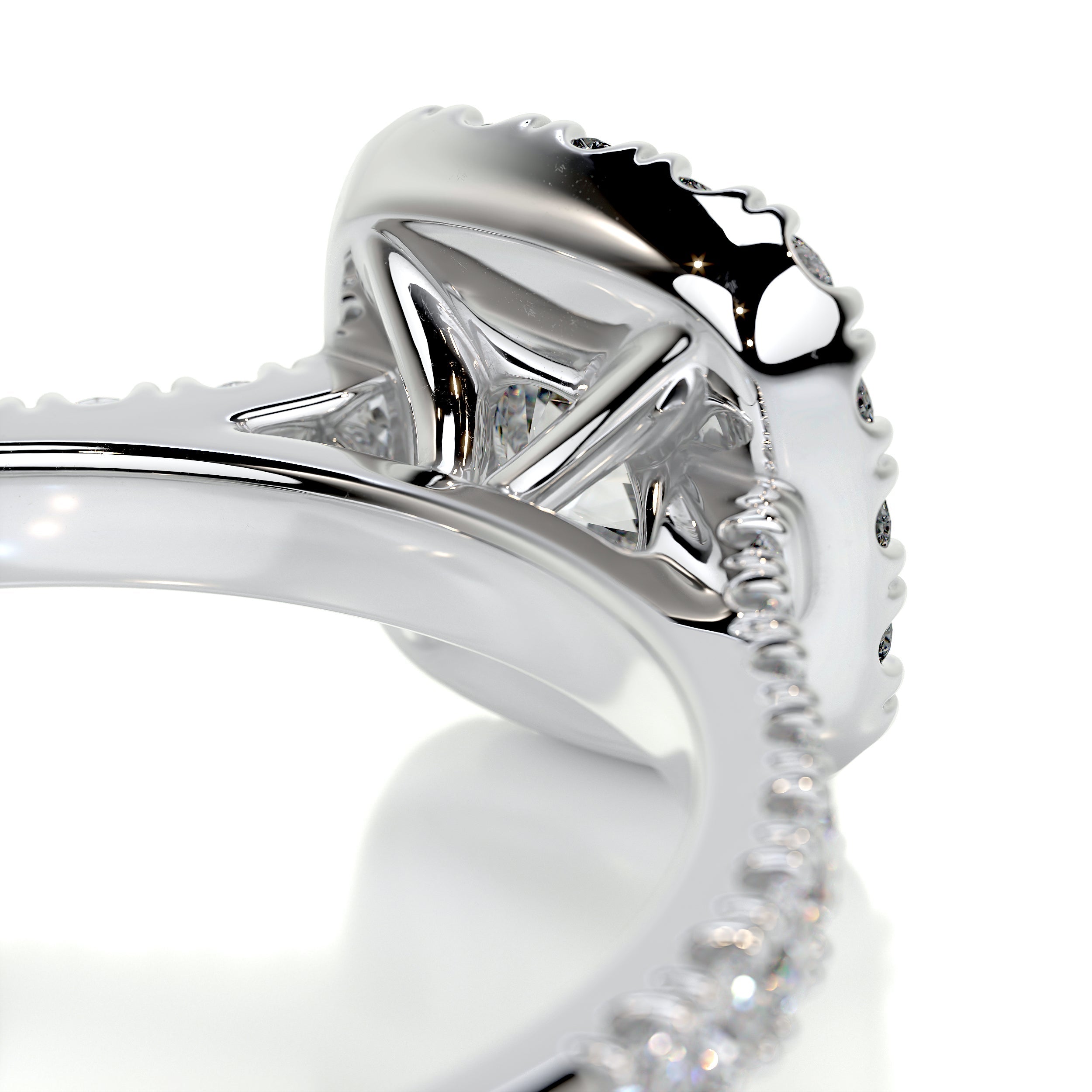 Claudia Diamond Engagement Ring - 14K White Gold、mySite、hinf8tx79