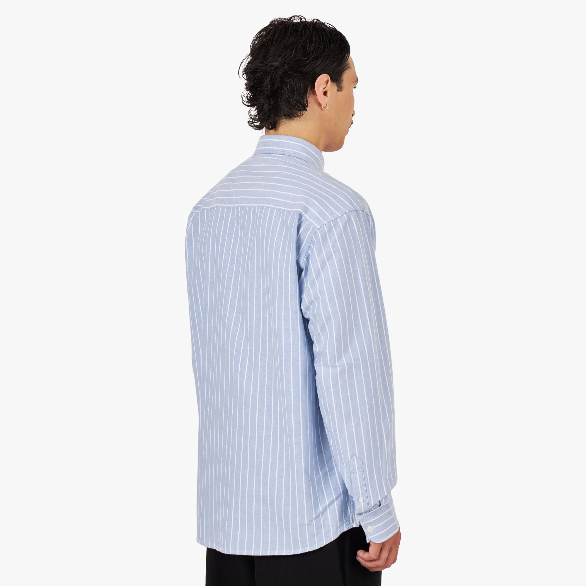  Carhartt WIP Dowlen Long Sleeve Shirt Oxford Bleach / White、mySite、merchandisen