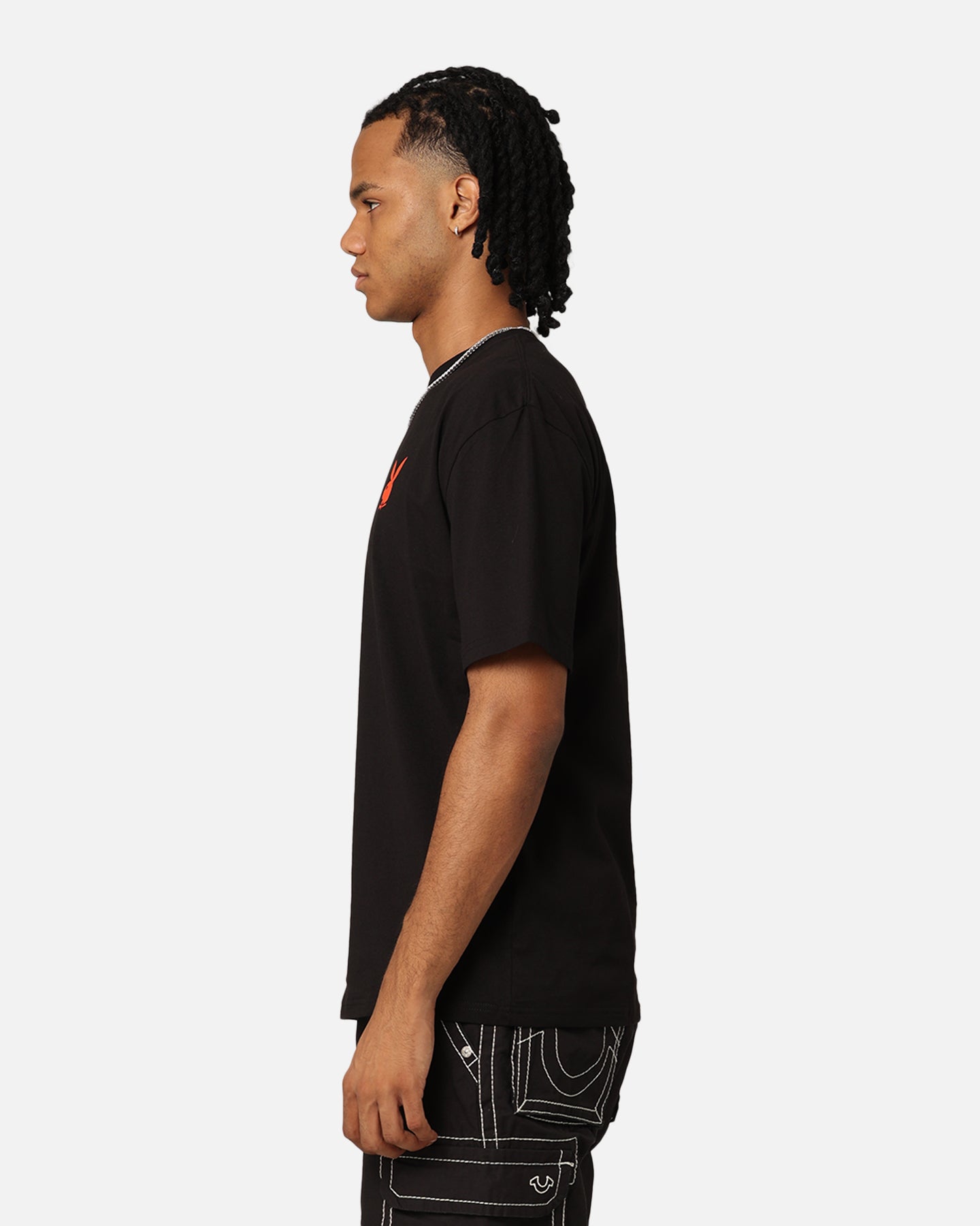 Playboy Bunny O Gothic Stack T-Shirt Black、mySite、zt4zffjzw