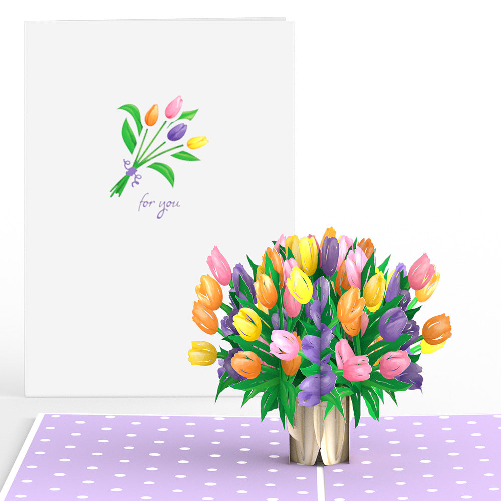 Tulips Pop-Up Card、mySite、solidvoid