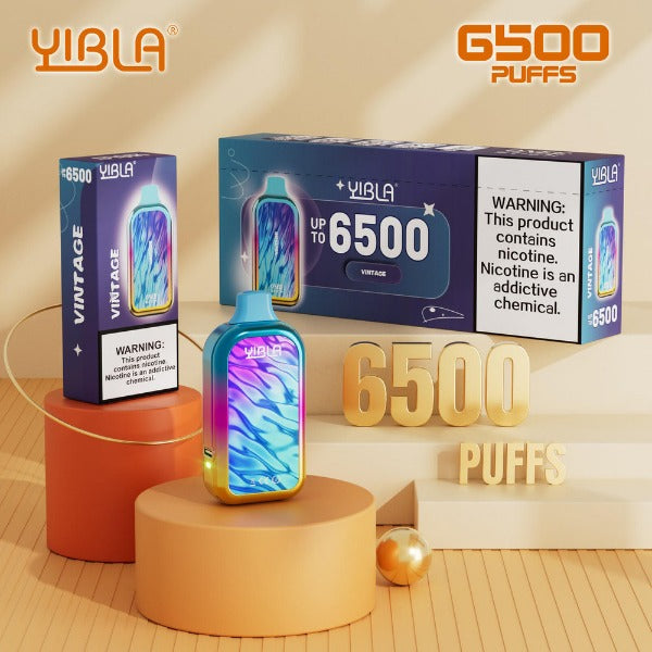 Yibla 6500 Puffs Disposable Vape 18mL 10 Pack、mySite、zt4zffjzw