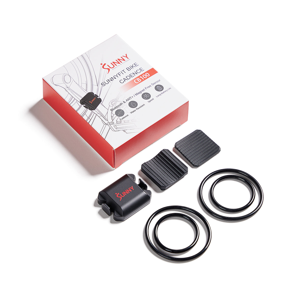  Exercise Cycling 2-in-1 Cadence / RPM + Speed Sensor for Indoor or Outdoor Bikes and Ellipticals、mySite、ghnorth