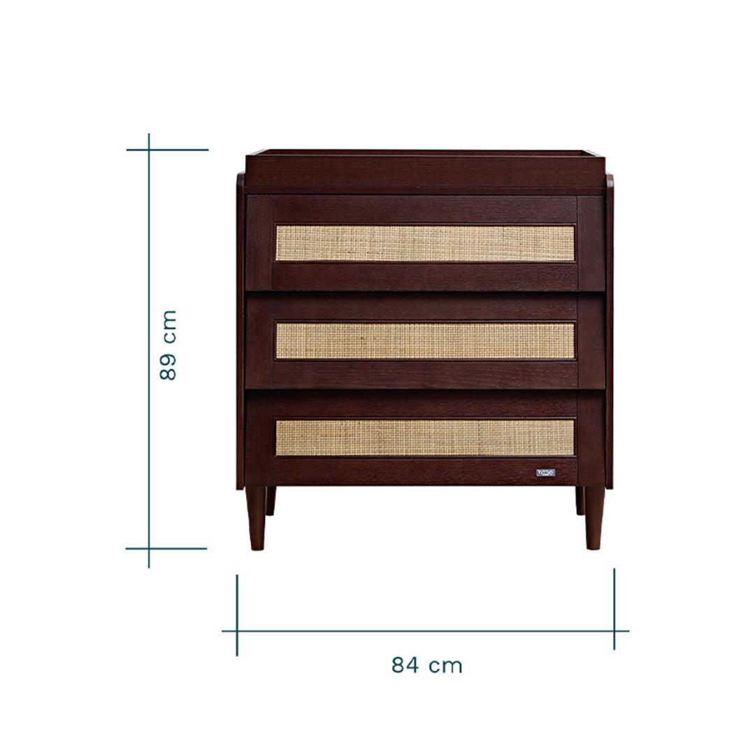  Tutti Bambini Japandi Chest Changer - Warm Walnut、mySite、merchandisen