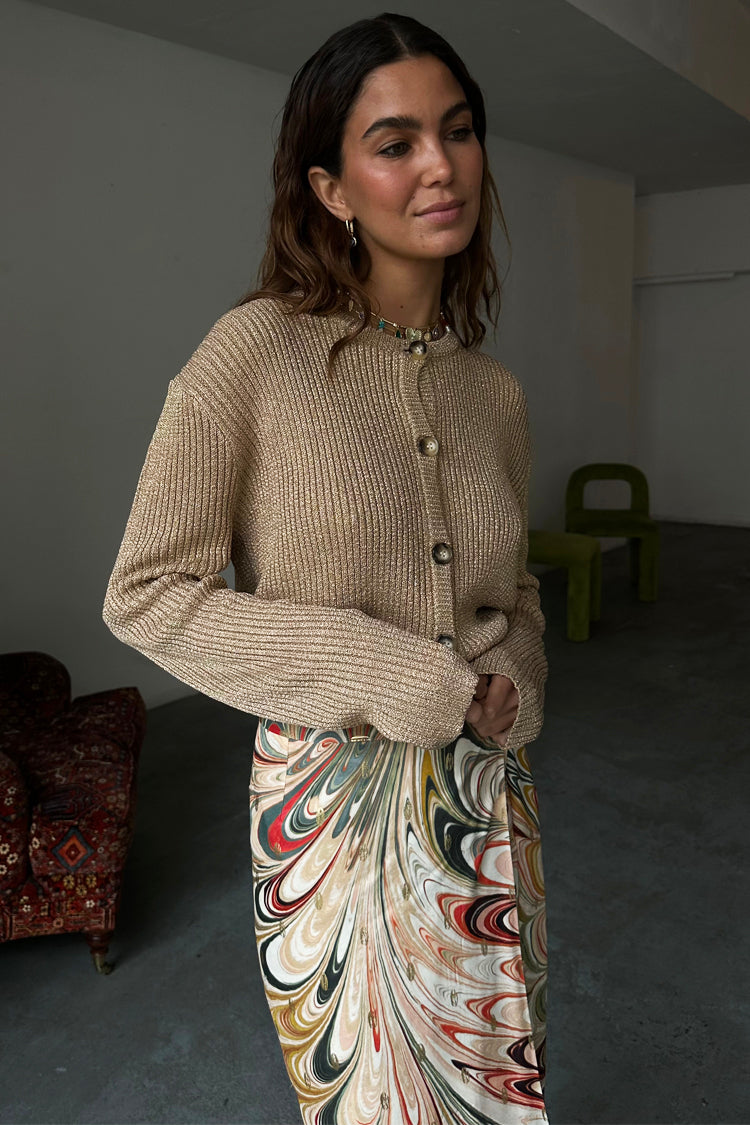 Gold Rib Holly Cardigan、mySite、solidvoid