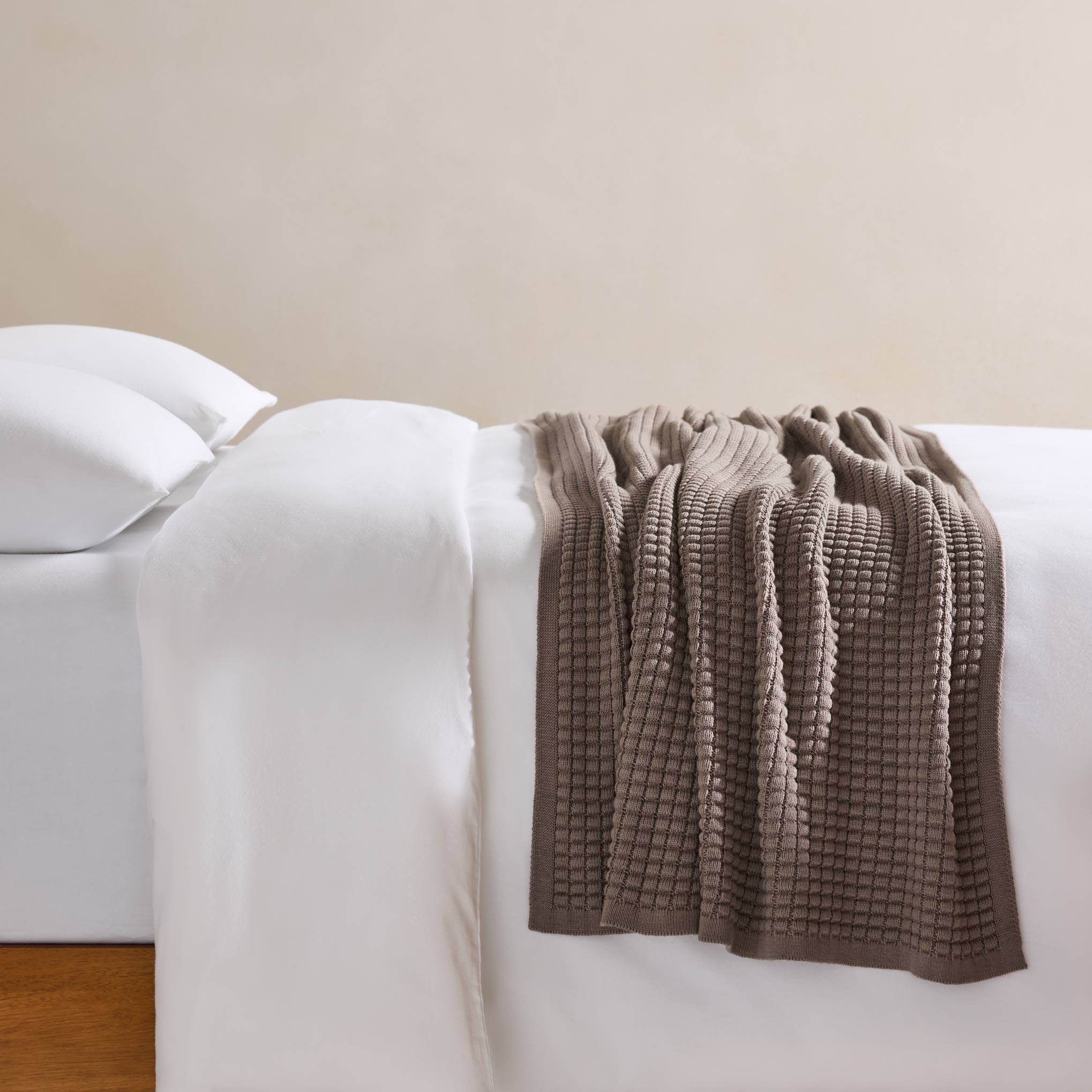  Grid Knit Cotton Throw Blanket、mySite、sugarbowlscore