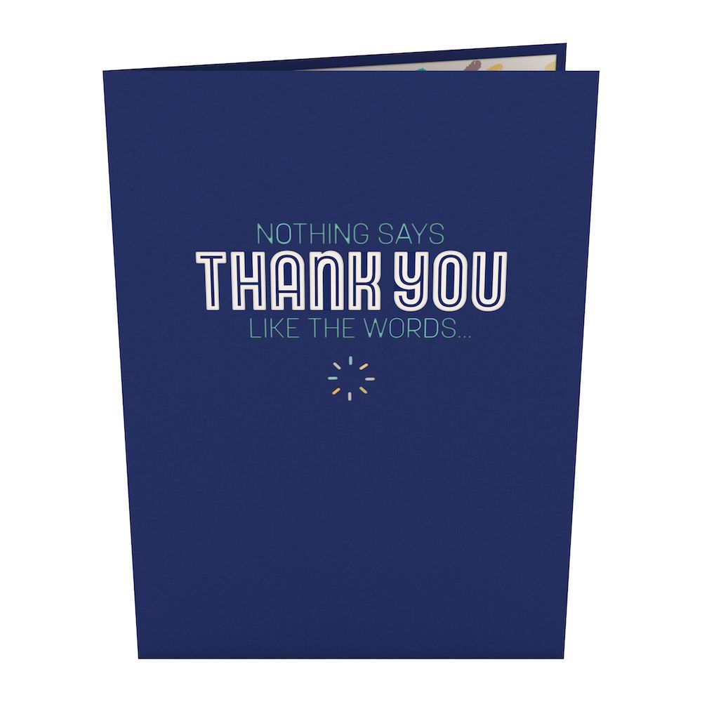 Colorful Thank You Pop-Up Card、mySite、solidvoid