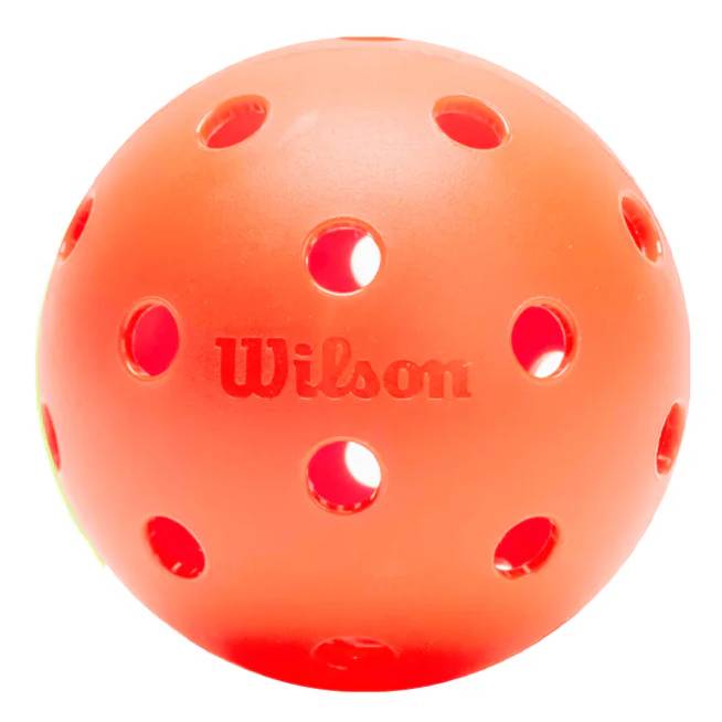 Wilson TRU 32 Indoor Pickleball Ball (Orange) - Case of 48