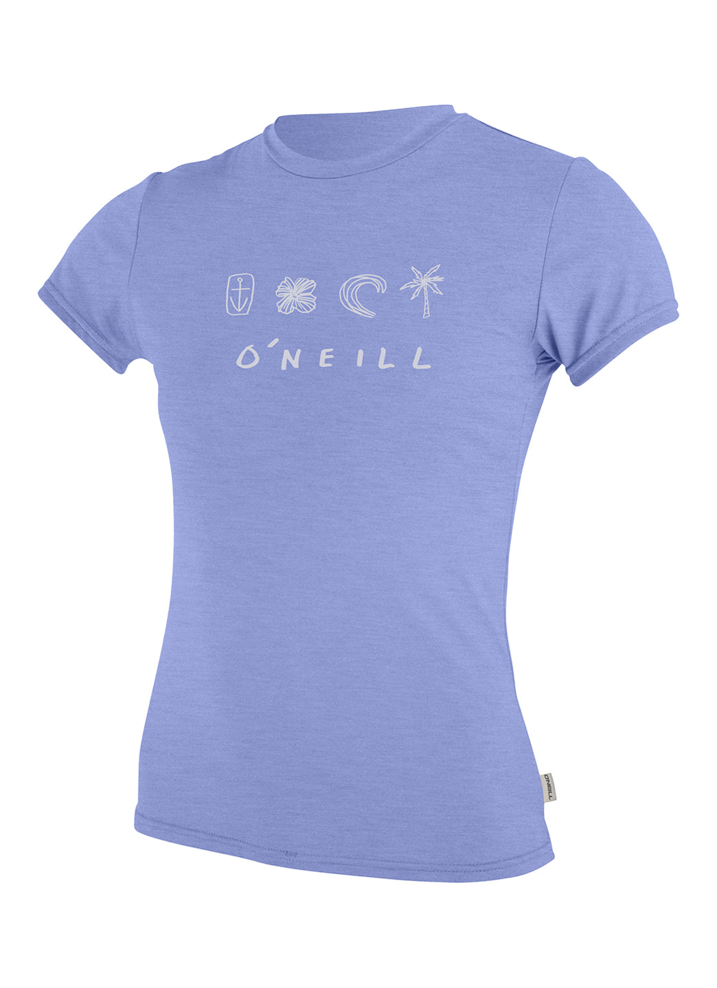 O'Neill Girls' Hybrid Short Sleeve UPF 50 Surf Shirt (LIttle Kid, Big Kid)、mySite、noshort