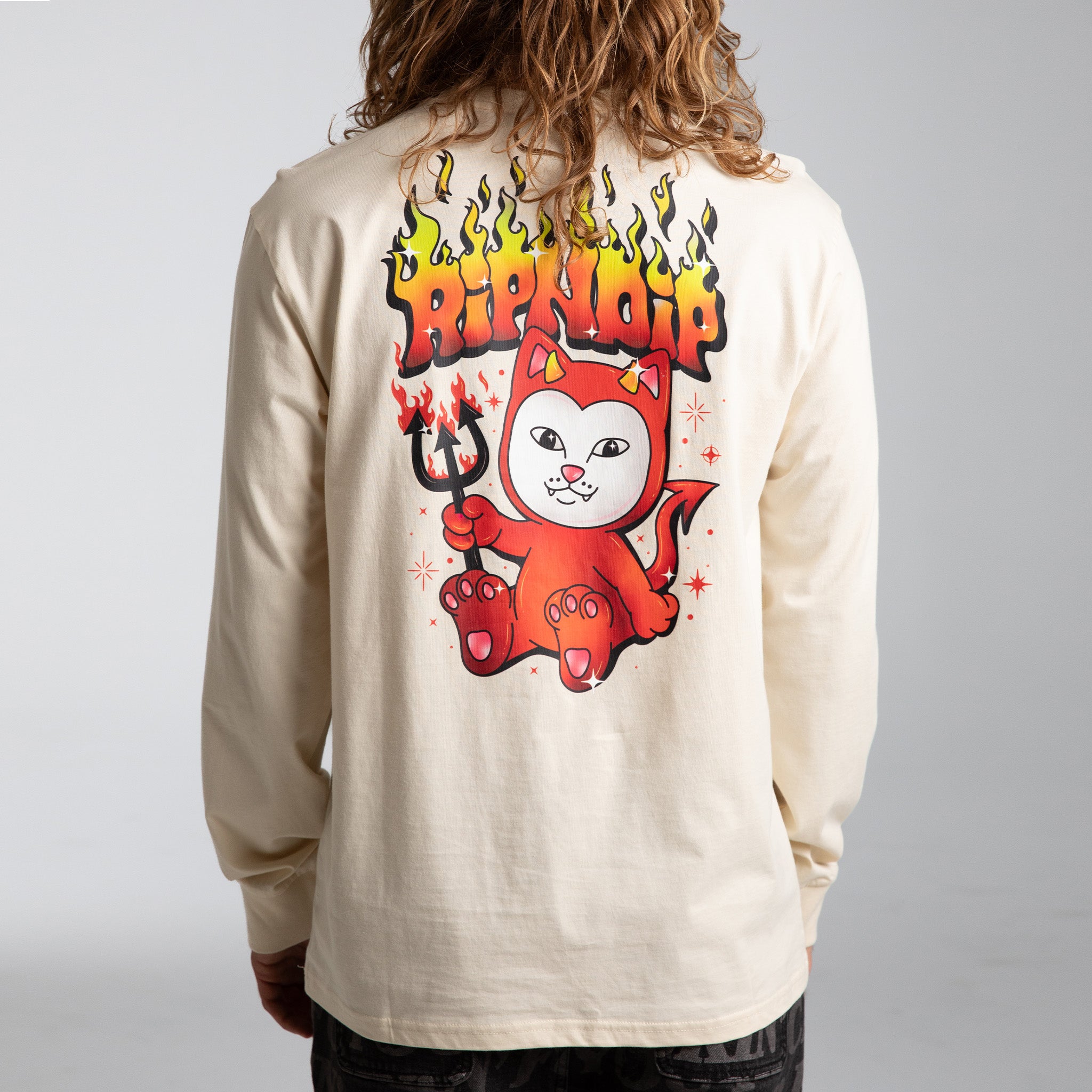  Scary Cute Long Sleeve (Natural)、mySite、merchandisen