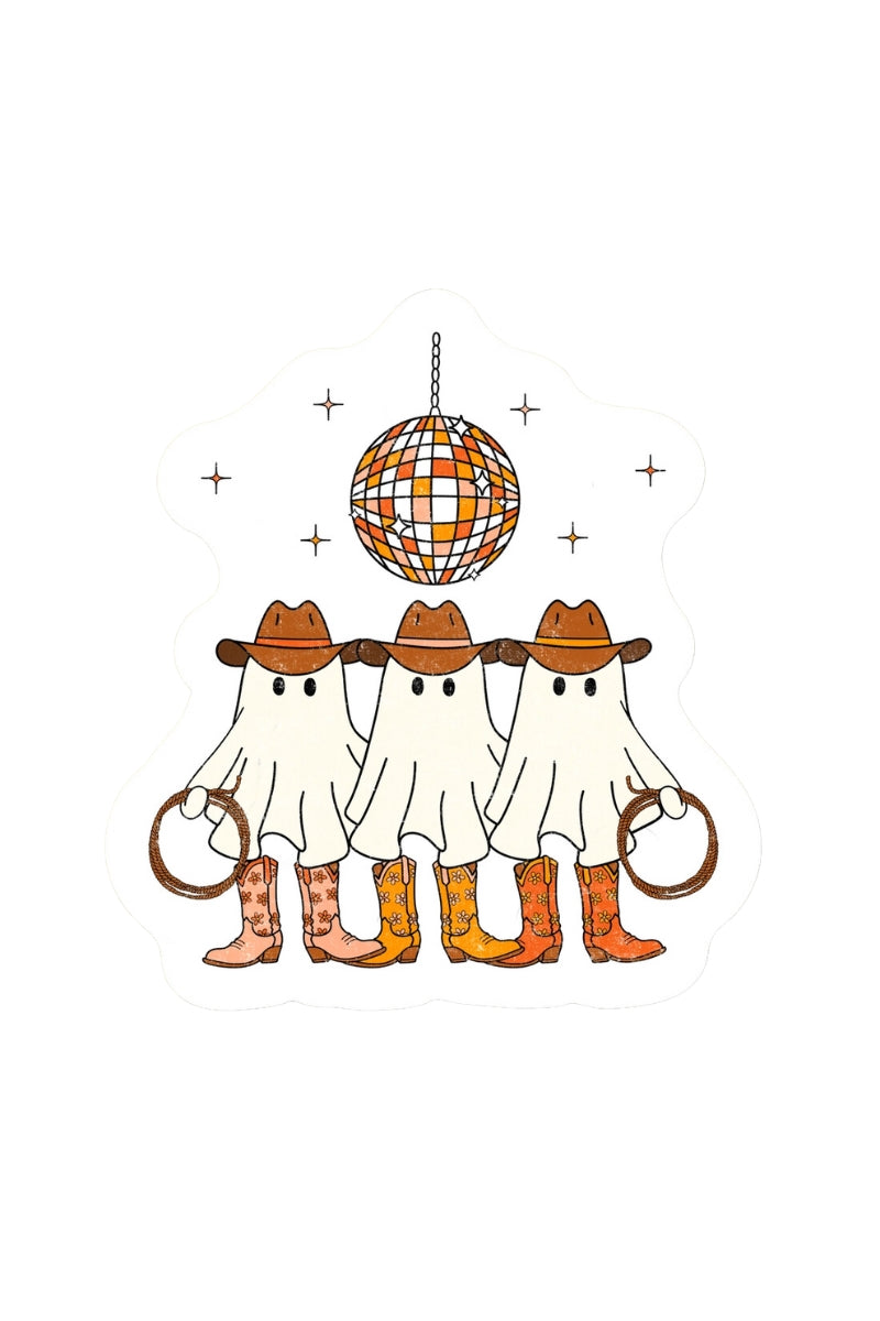 Disco Rodeo Cow Ghouls Sticker、mySite、hinf8tx79
