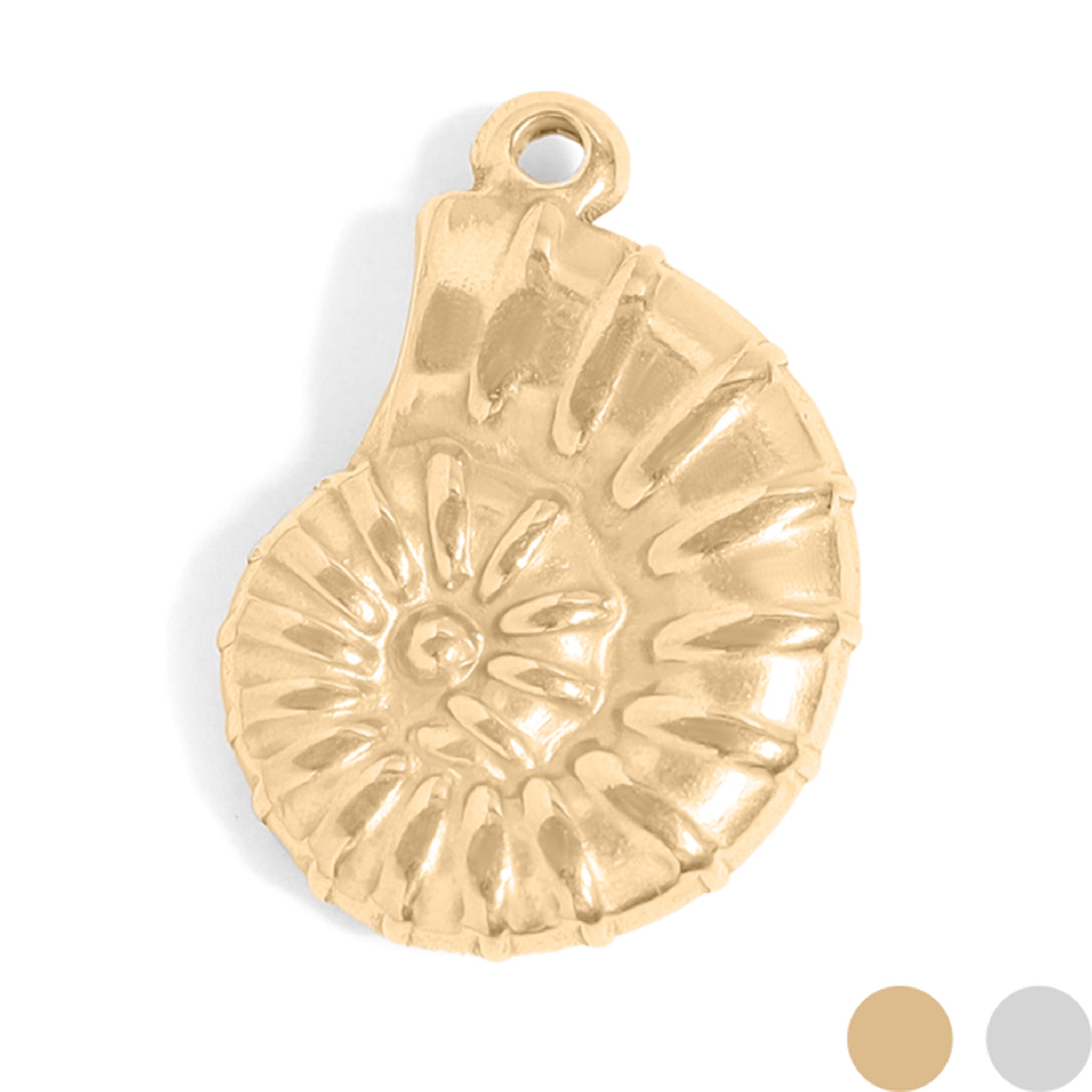 18K Gold PVD Stainless Steel Nautilus Charm / PDL0210、mySite、dreamappss