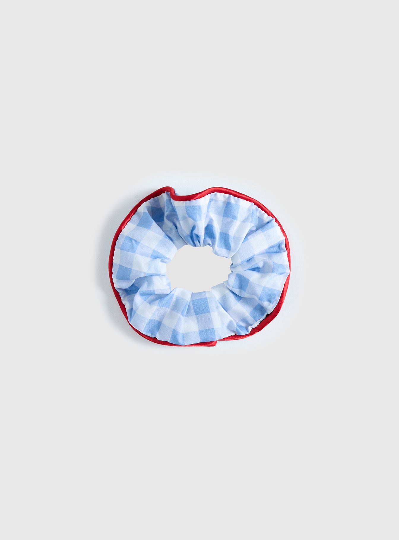 Deanie Scrunchie Blue Gingham、mySite、solidvoid