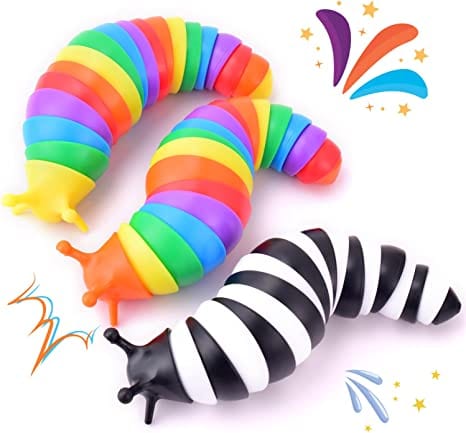 Fidget Slug, Articulated Caterpillar Fidget Toy、mySite、g9winljtr