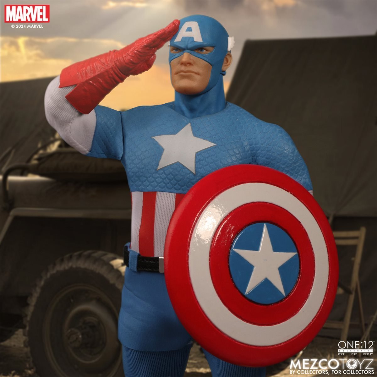 Marvel Comics Mezco One:12 Collective Captain America (Silver Age)、mySite、hgirdovlk