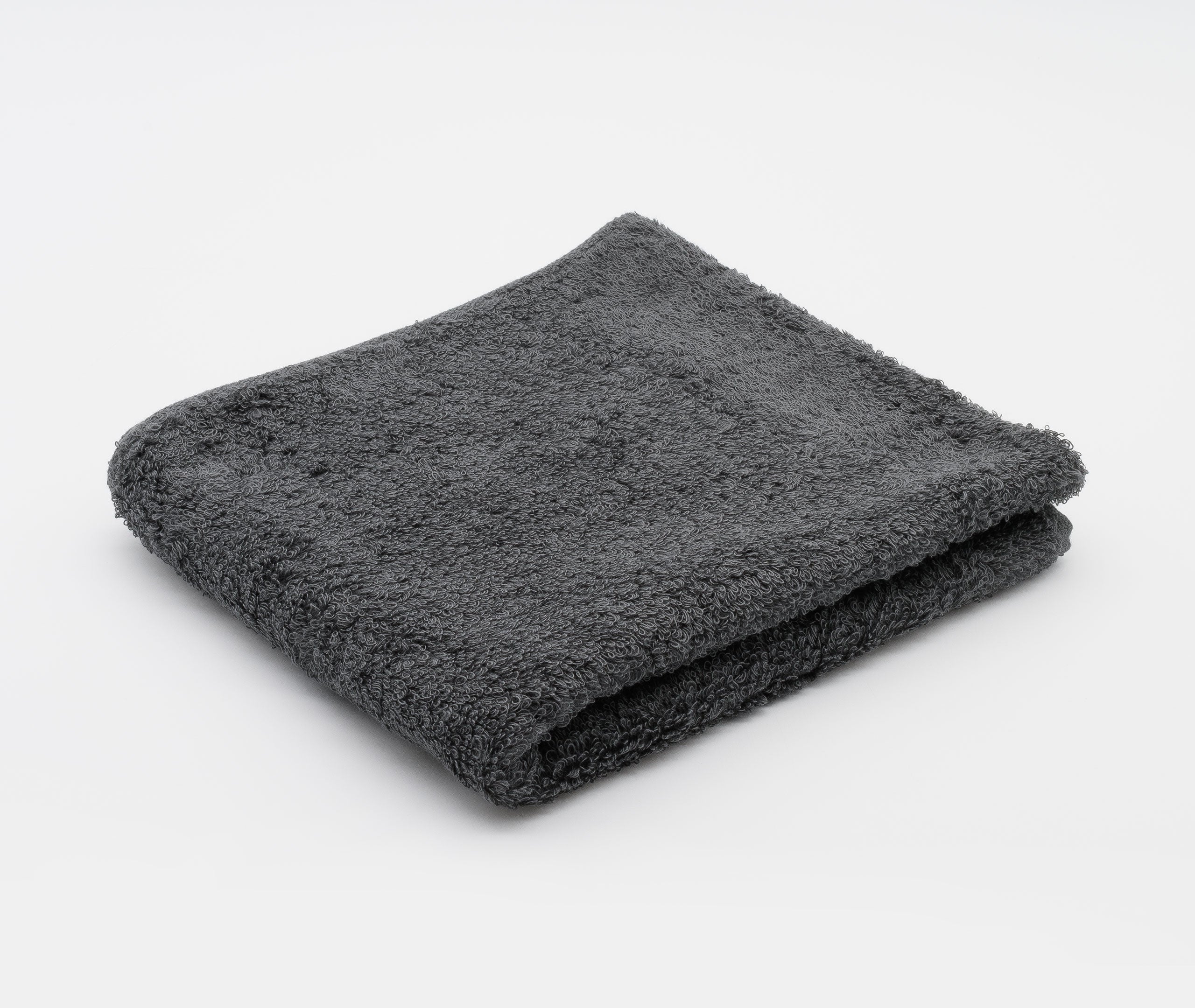 Organic Cotton Face Towel - Charcoal Grey、mySite、topwebapps