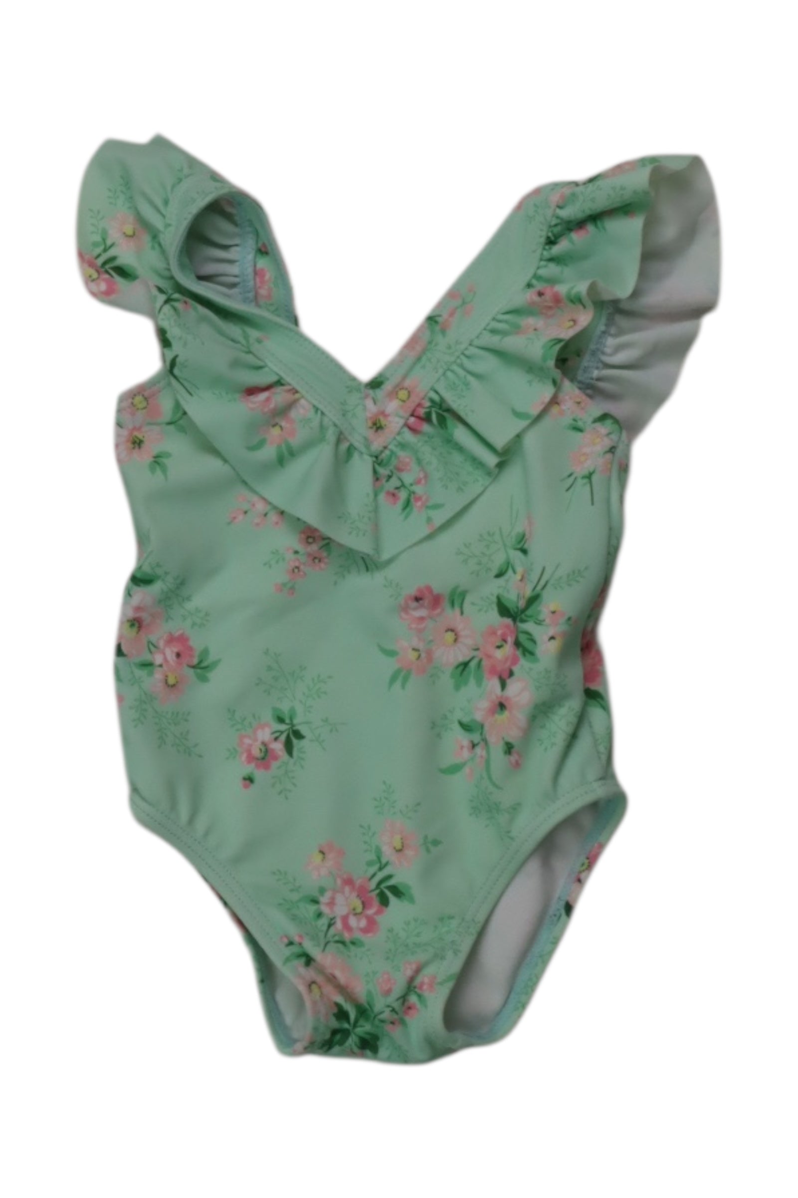 Janie & Jack Floral Swimsuit - 6-12M、mySite、g9winljtr