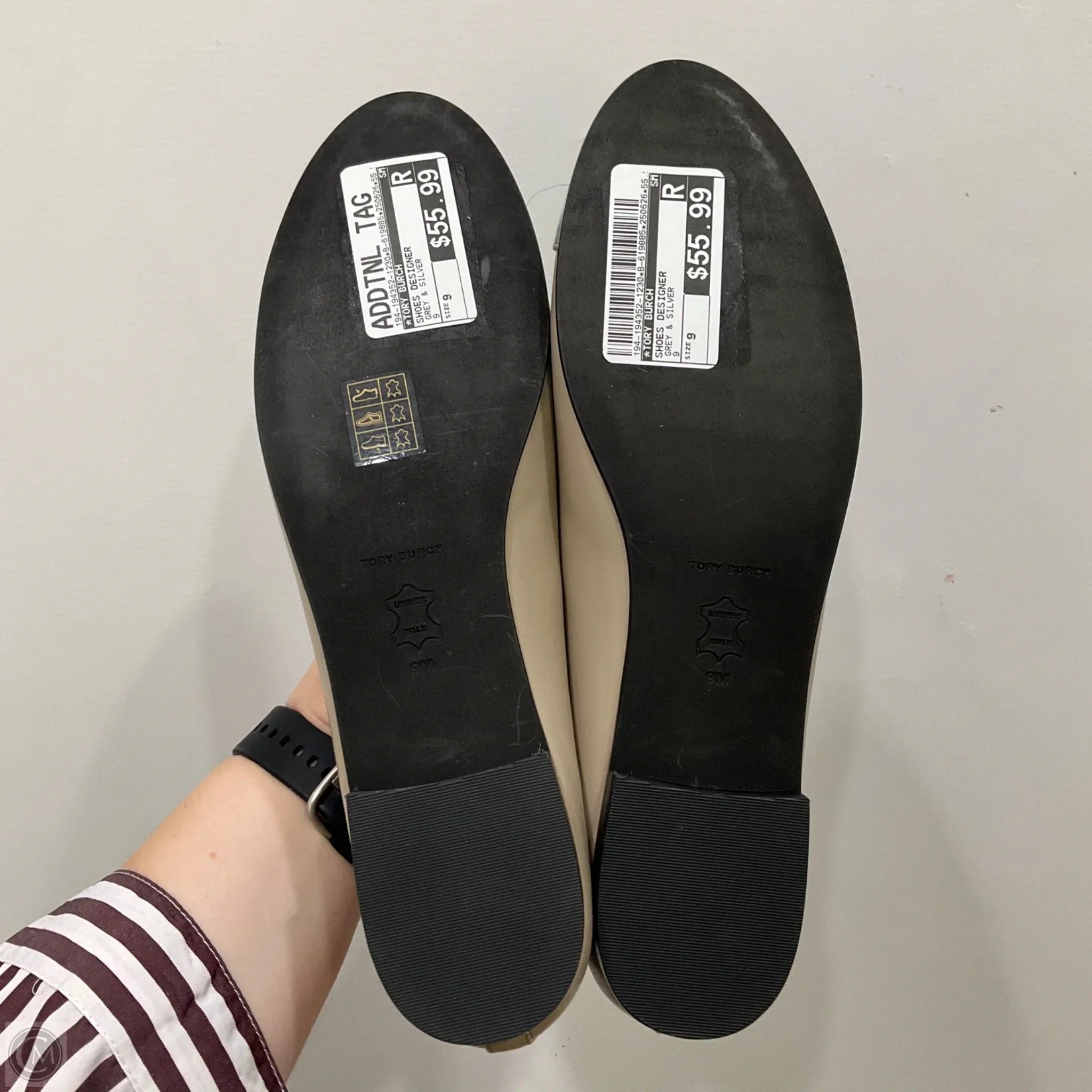 Shoes Designer By Tory Burch In Grey & Silver, Size: 9、mySite、garagedoors4me