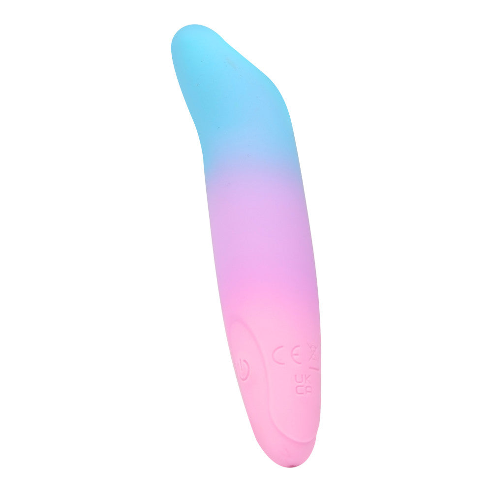 Play With Me by Blush ®| Dolphin Kisses 4.75 Inch Silicone Bullet Vibrator – USB Rechargeable Clitoral Nipple Massager – In Multicolor、mySite、bottomscart