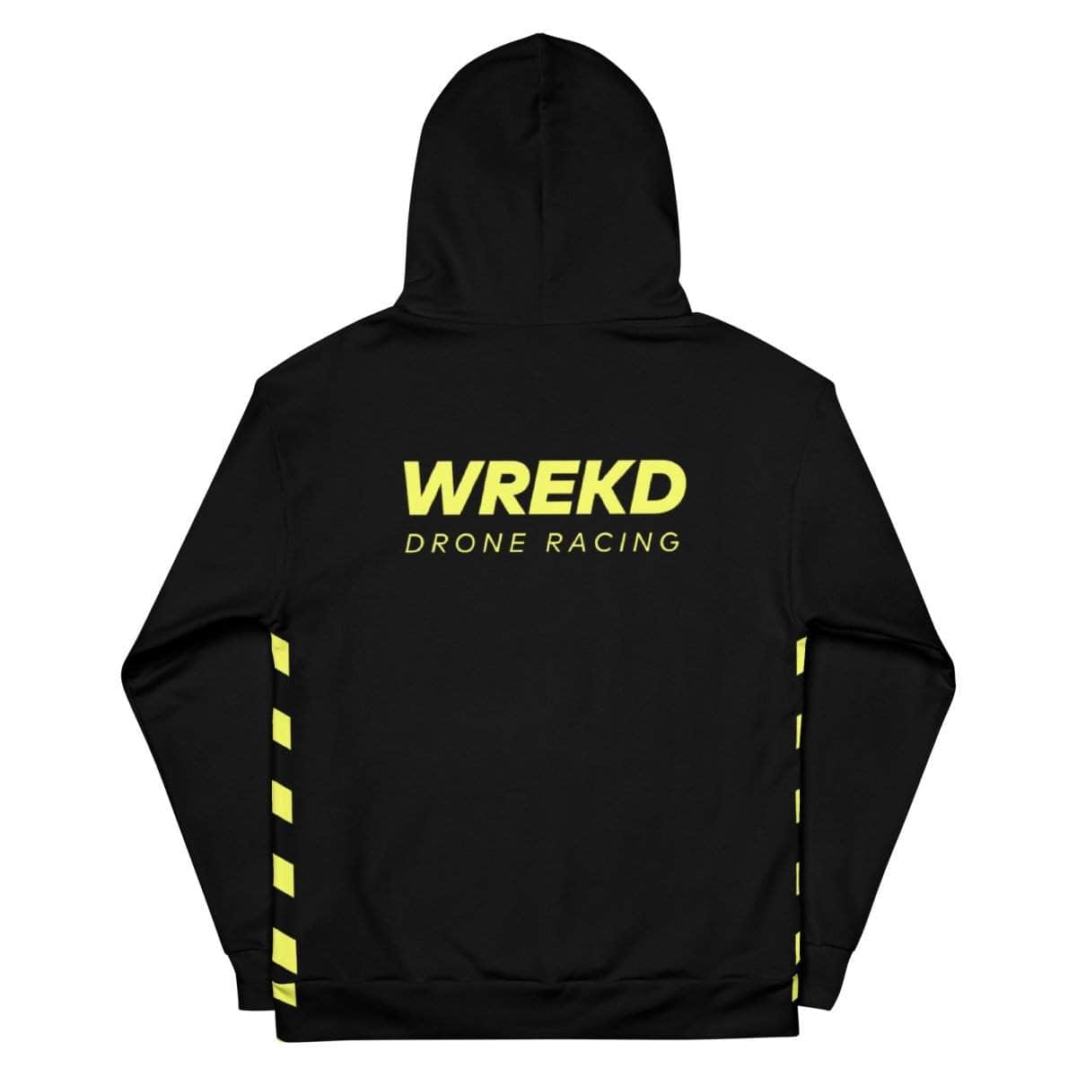  WREKD Drone Racing Unisex Hoodie - Black、mySite、merchandisen