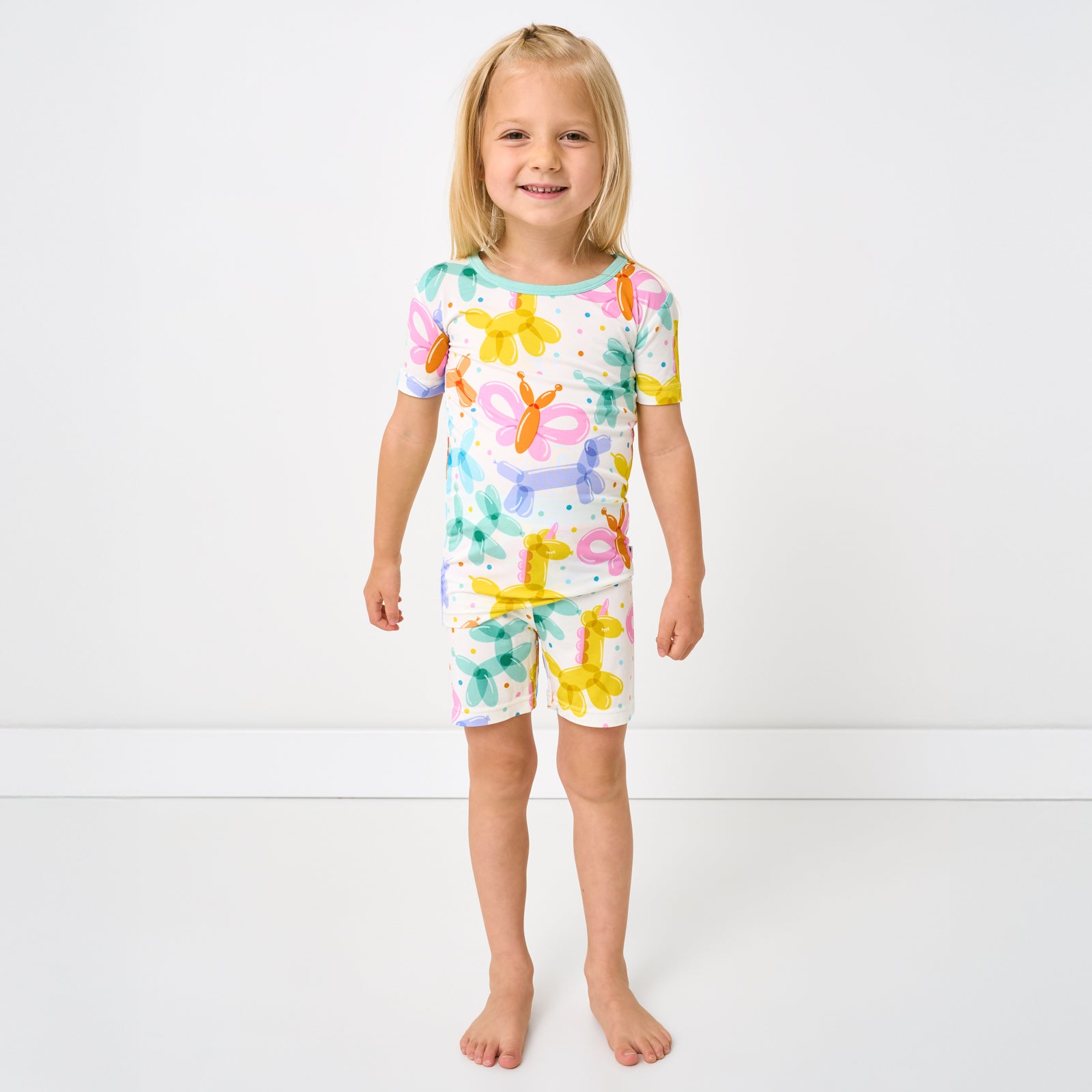  Balloon Bash Two-Piece Short Sleeve & Shorts Pajama Set、mySite、layawaytickets