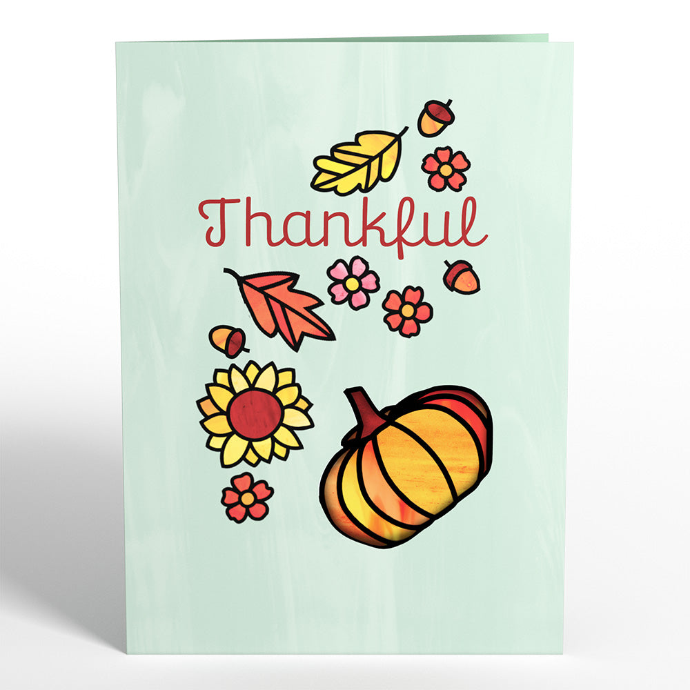 Thankful Harvest Suncatcher Card、mySite、solidvoid
