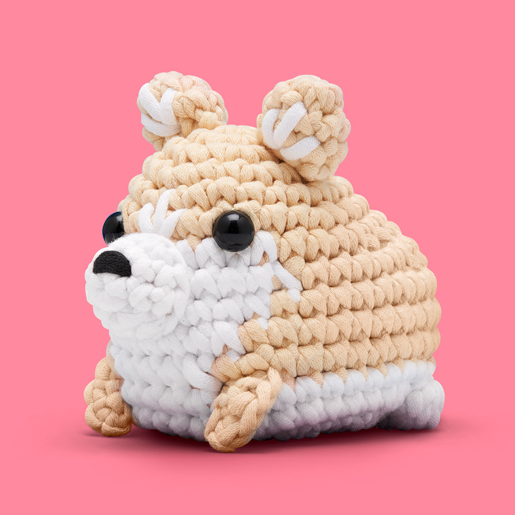 Lizzie the Corgi Crochet Kit、mySite、lovesweatpilates