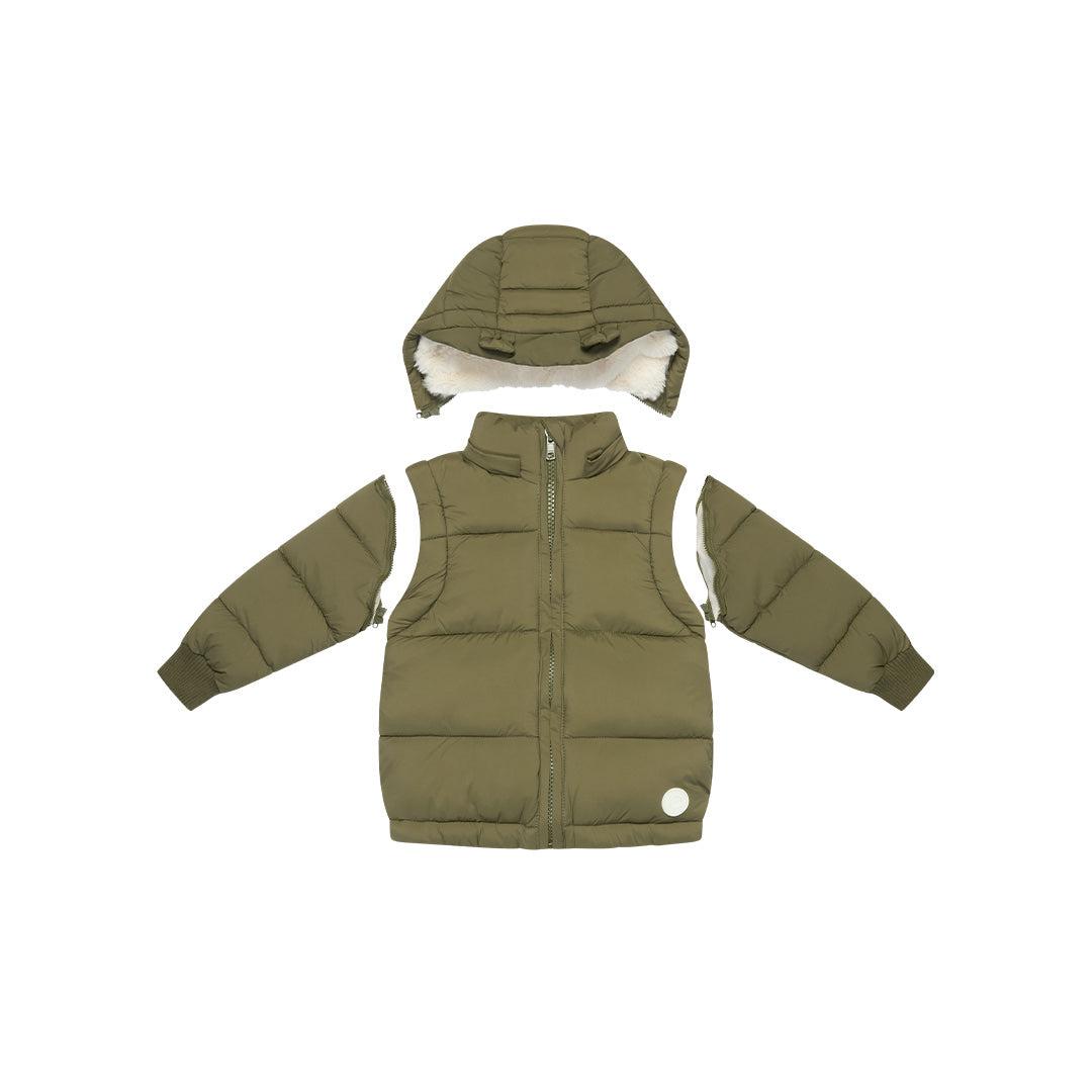 MORI Recycled Waterproof 3-In-1 Padded Coat - Olive、mySite、merchandisen