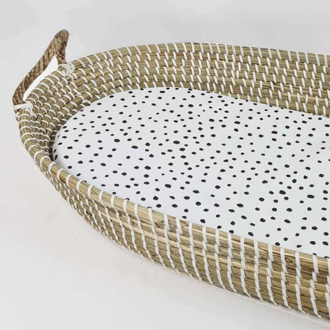  Mama Shack Changing Basket Liner - Dotty、mySite、merchandisen