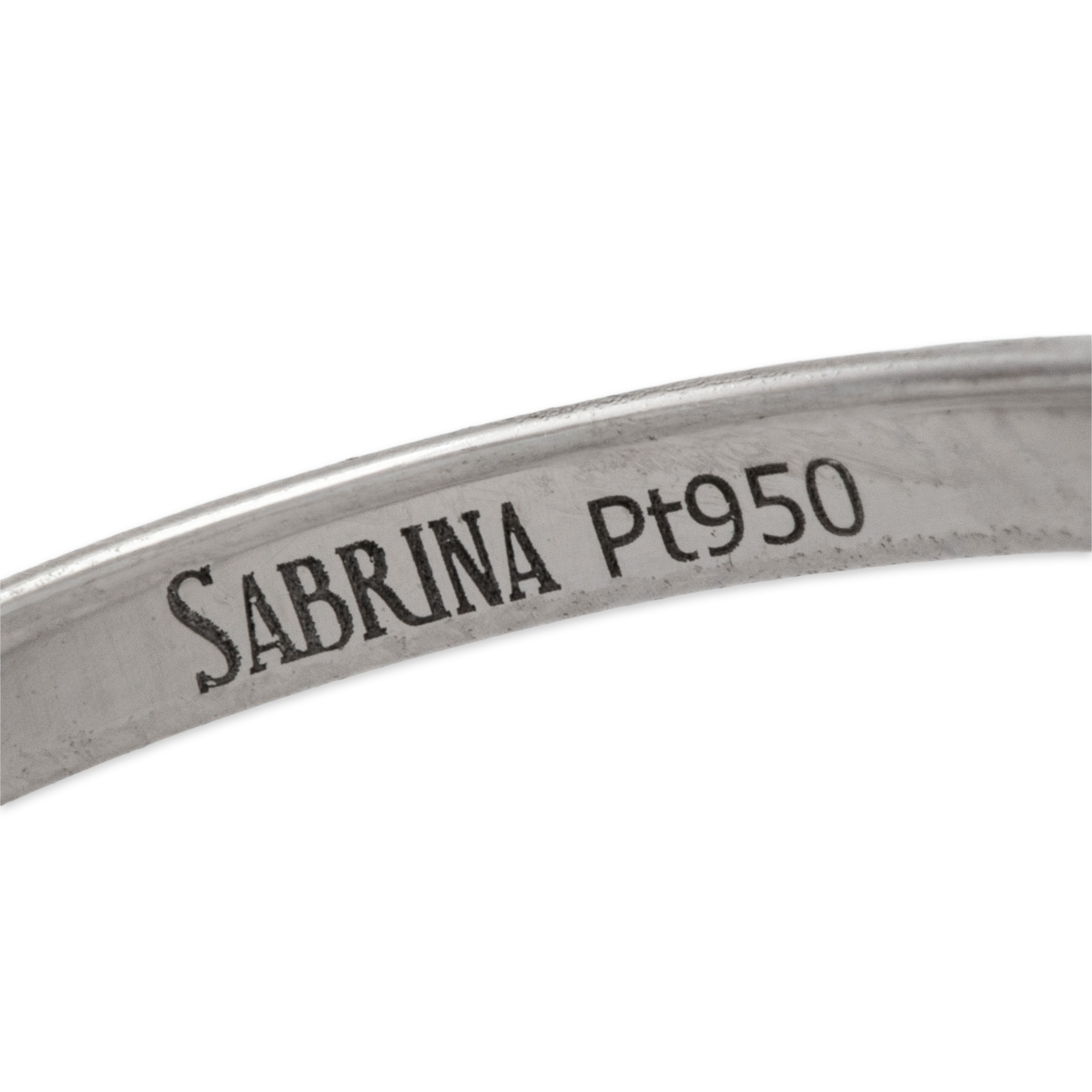 Abbott & Oaks Platinum .5ct Diamond Sapphire Halo Of Lights Ring 6.25、mySite、hinf8tx79