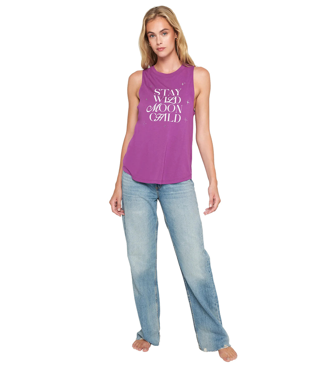 Spiritual Gangster Wild Moon Jade Muscle Tank、mySite、noshort