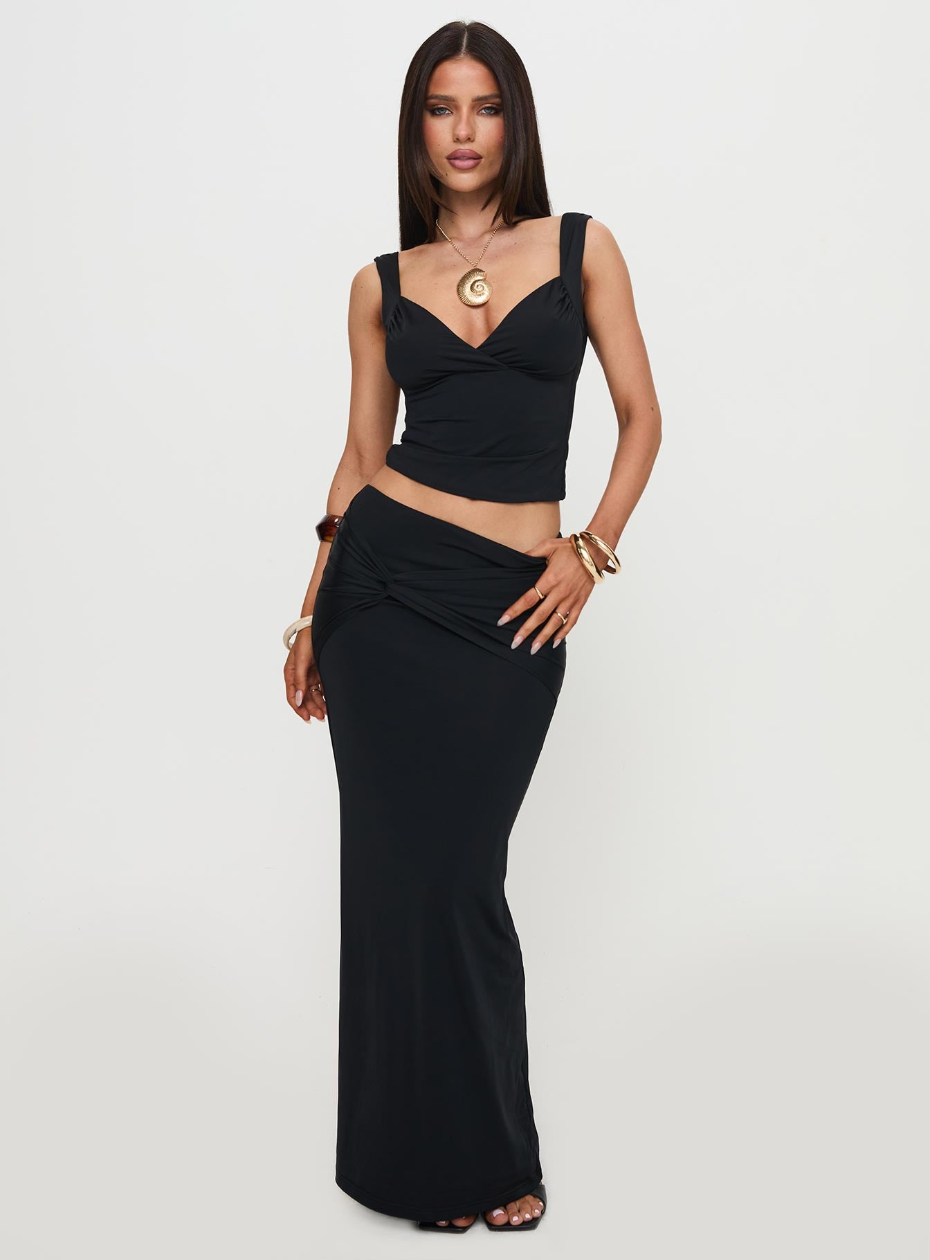 Jaymie Tie Back Set Black、mySite、solidvoid