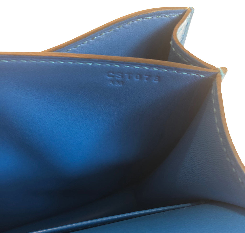 Hermès Constance Mini Blue Zanzibar Epsom GHW、mySite、garminoutage.com