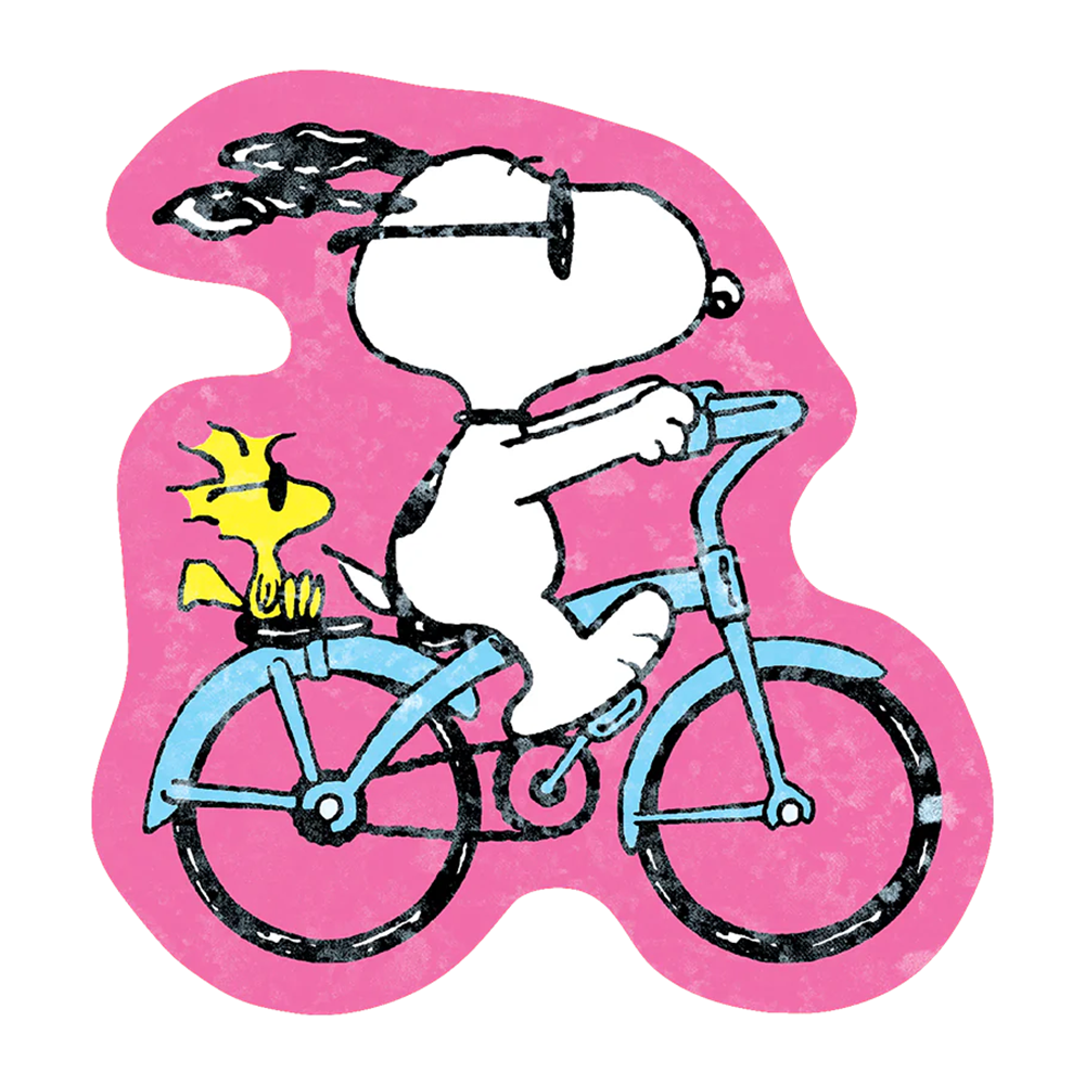  Peanuts Biking Buds Vinyl Sticker Decal、mySite、ghnorth